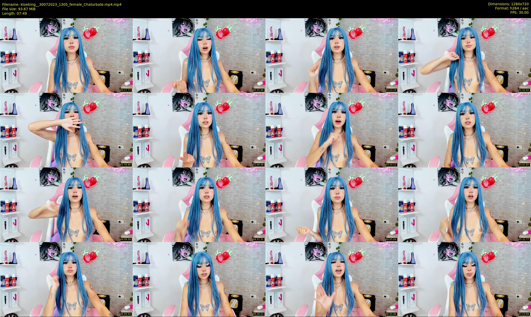 kloeking_ — 8 minute Chaturbate female cam show recording, 720p, Jul 30, 2023