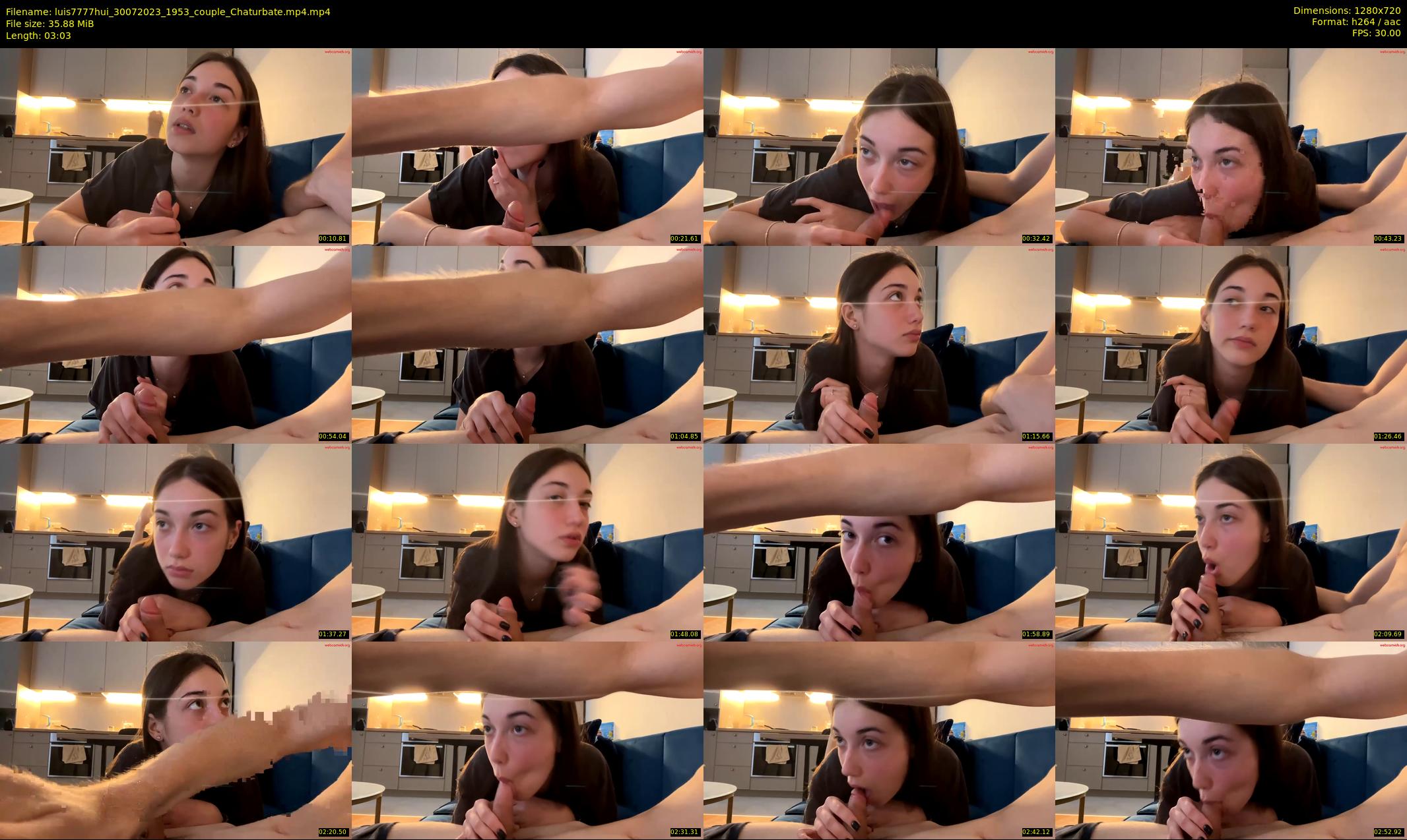 luis7777hui — 4 minute Chaturbate couple cam show recording, 720p, Jul 30, 2023