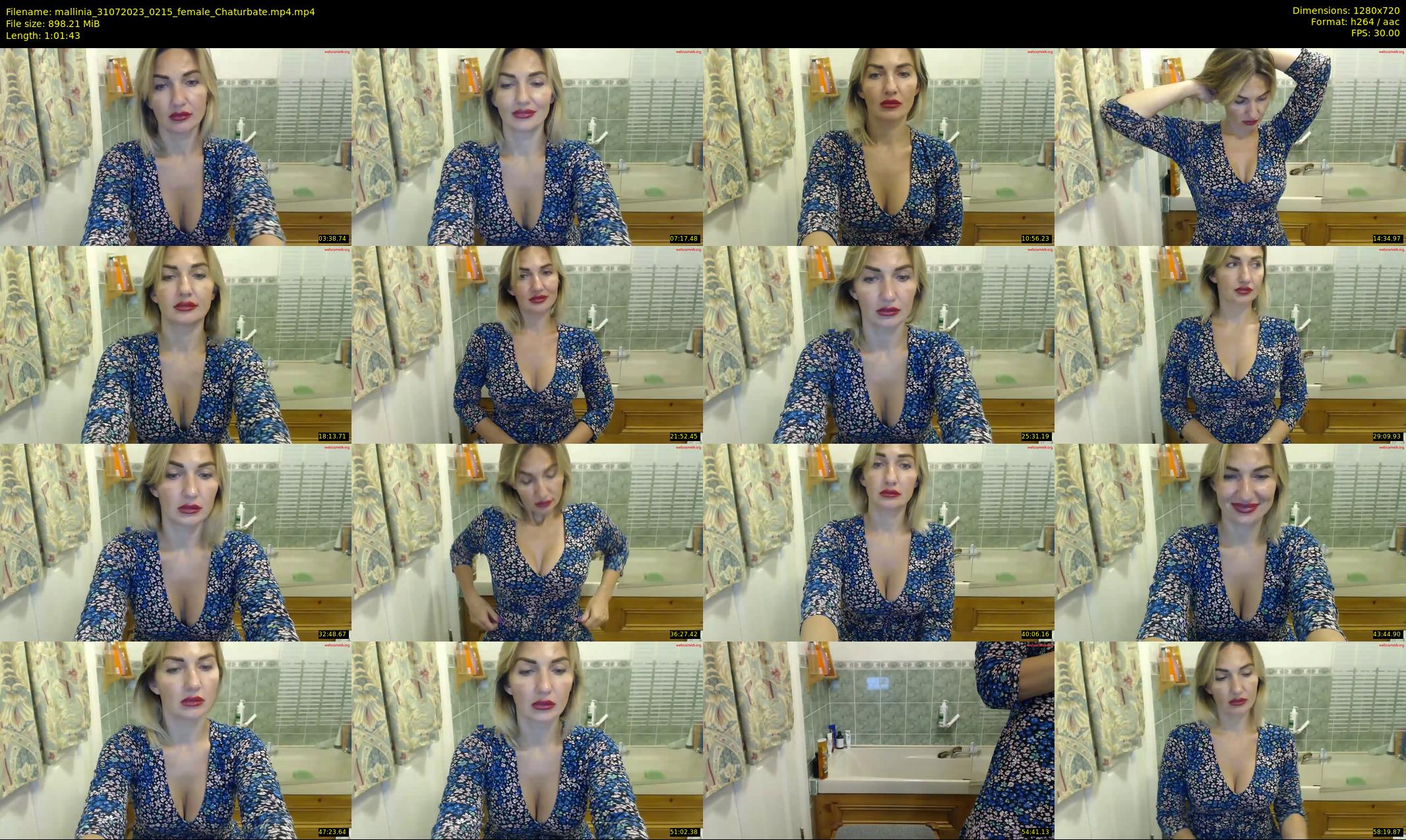 mallinia — 62 minute Chaturbate female cam show recording, 720p, Jul 31, 2023