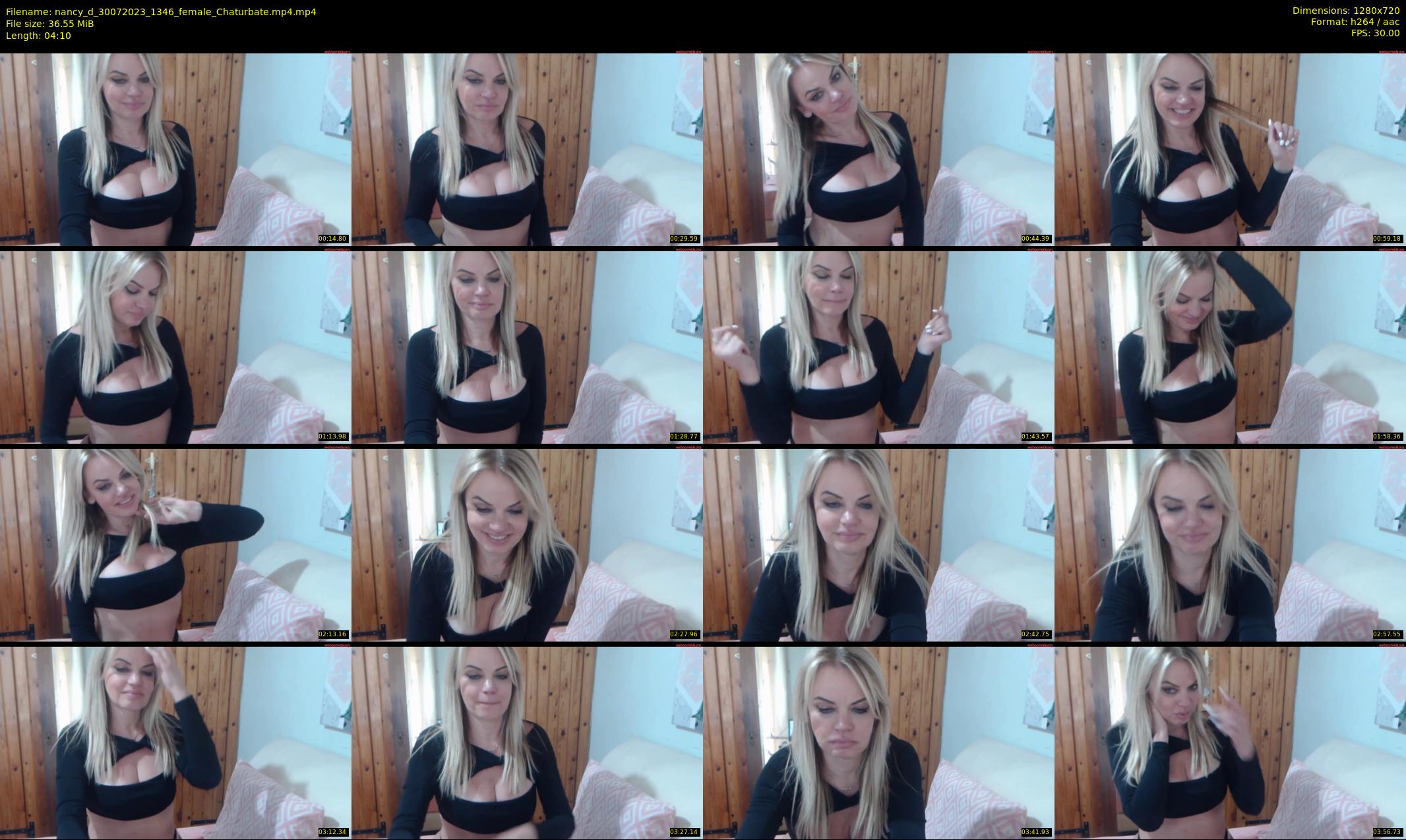 nancy_d — 5 minute Chaturbate female cam show recording, 720p, Jul 30, 2023