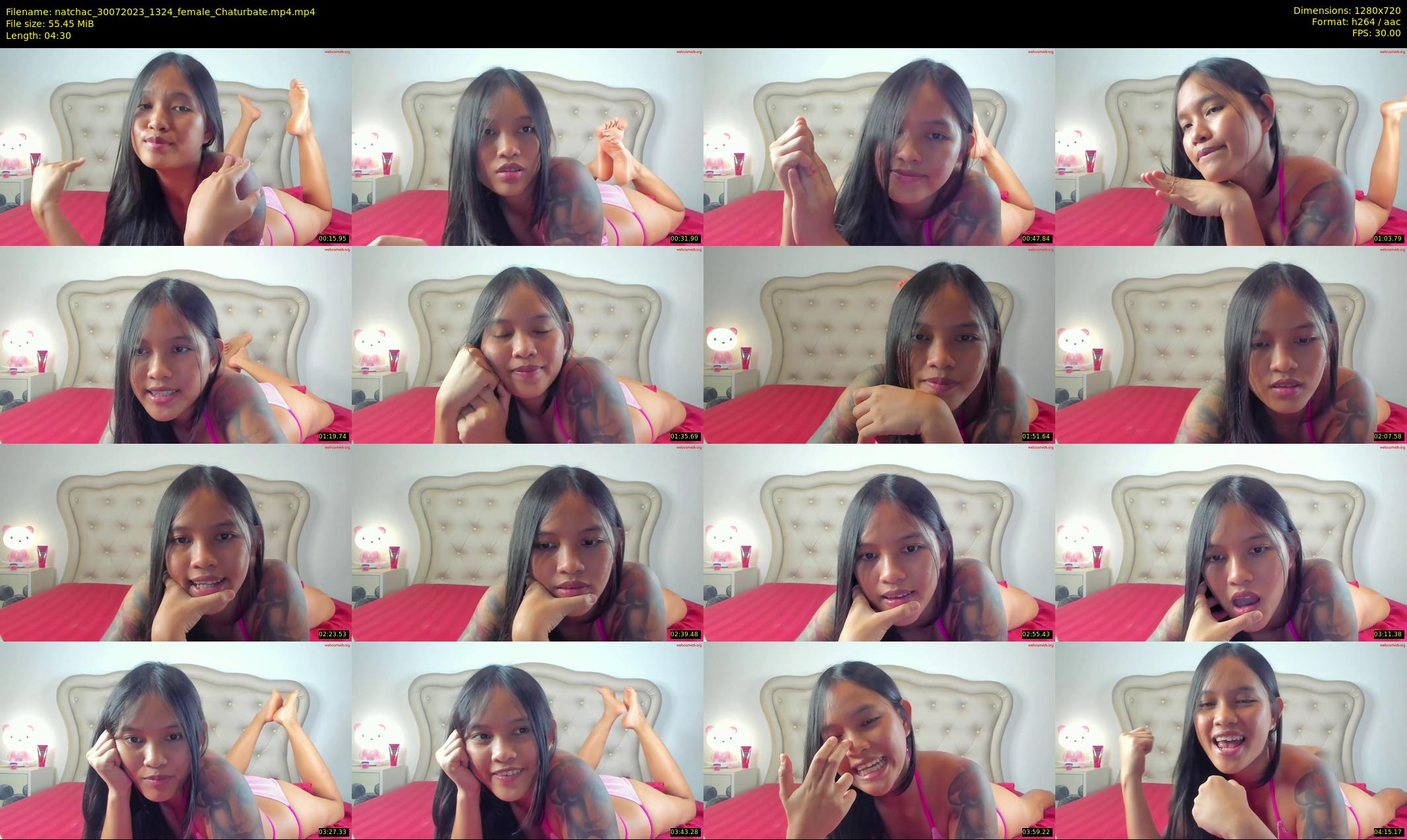 natchac — 5 minute Chaturbate female cam show recording, 720p, Jul 30, 2023