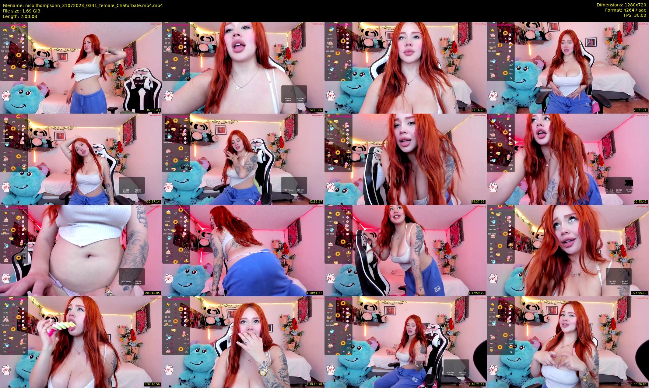 nicolthompsonn — 121 minute Chaturbate female cam show recording, 720p, Jul 31, 2023