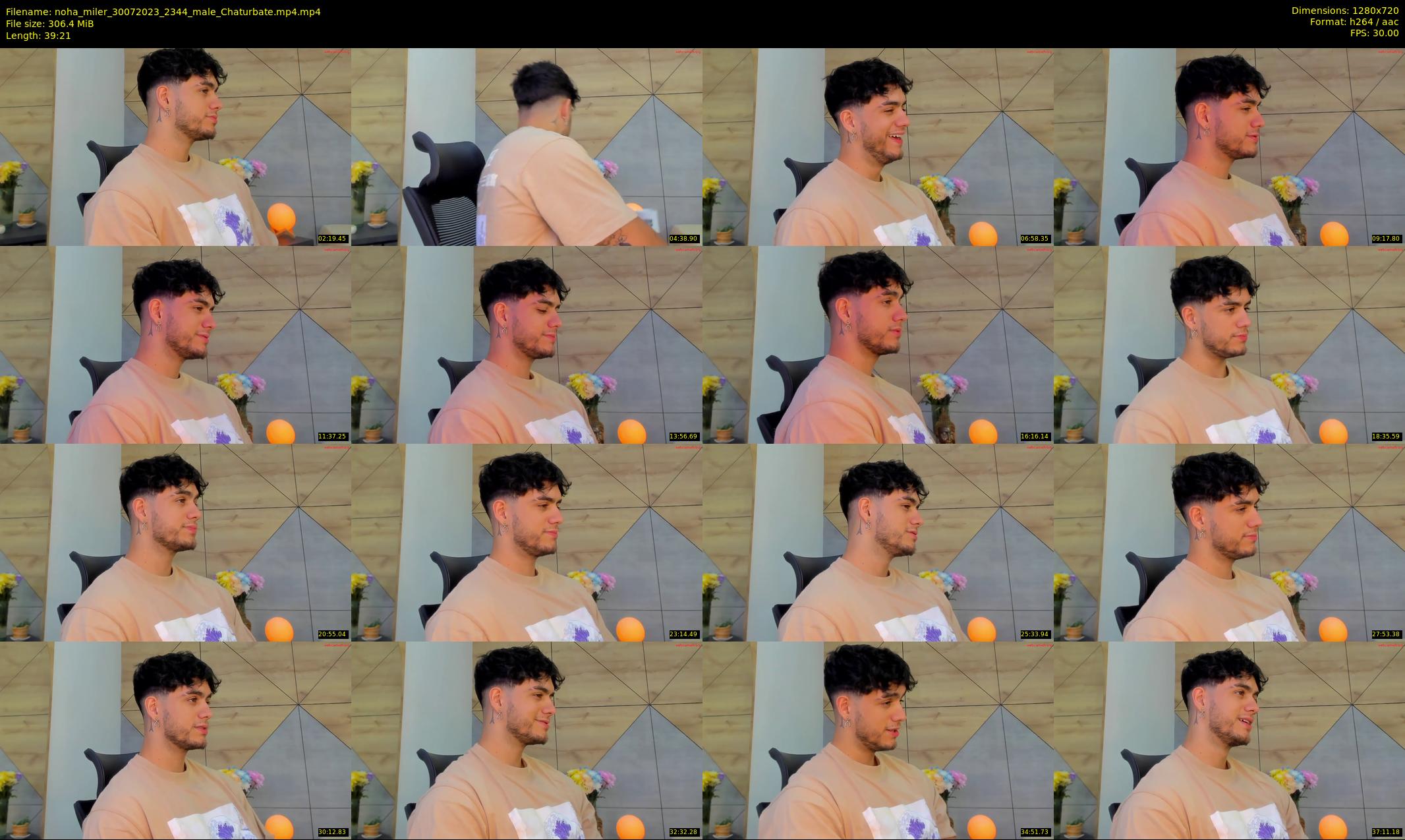 noha_miler — 40 minute Chaturbate male cam show recording, 720p, Jul 30, 2023