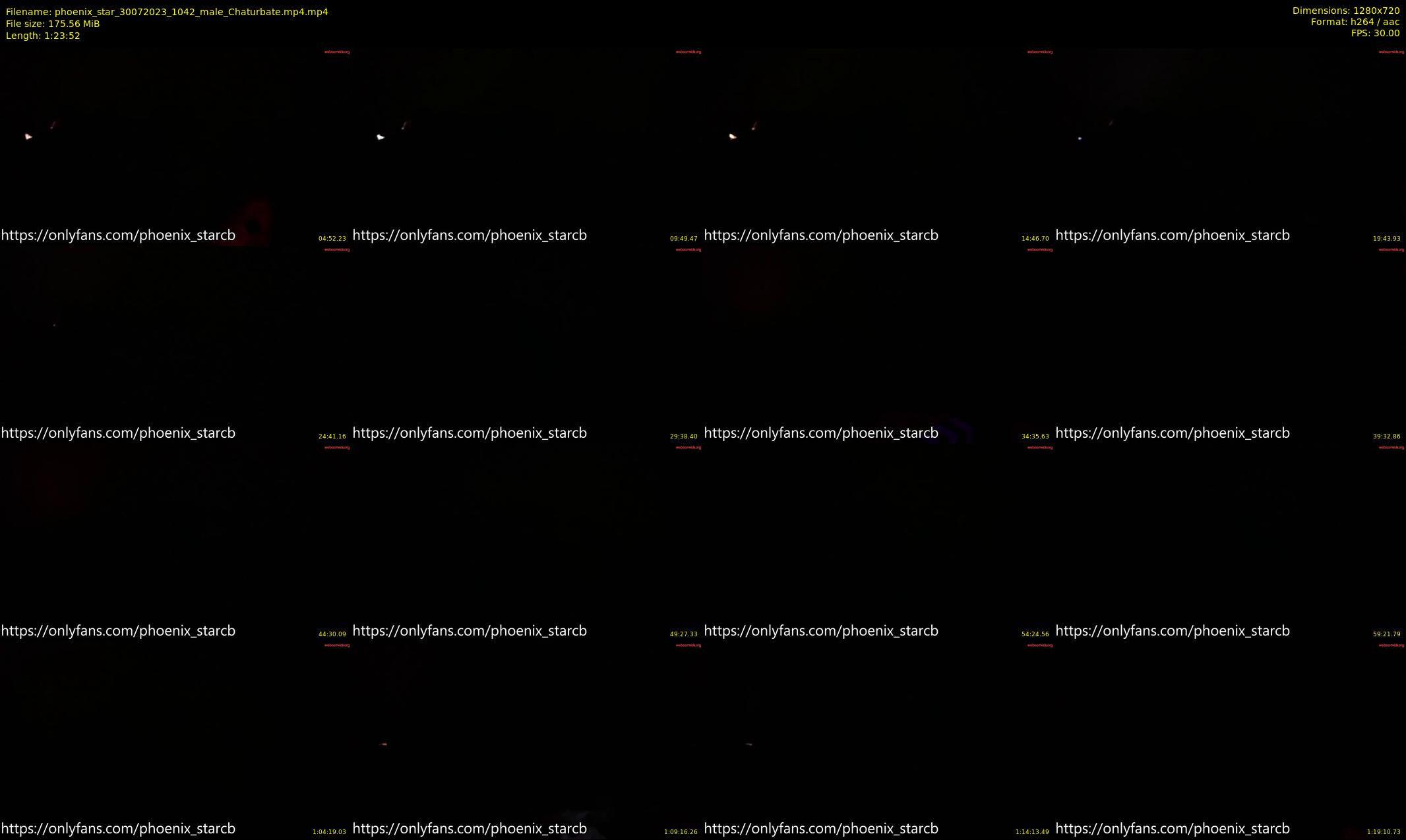 phoenix_star — 84 minute Chaturbate male cam show recording, 720p, Jul 30, 2023