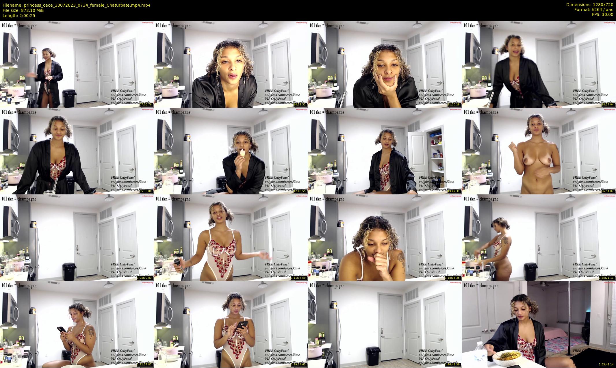princess_cece — 121 minute Chaturbate female cam show recording, 720p, Jul 30, 2023