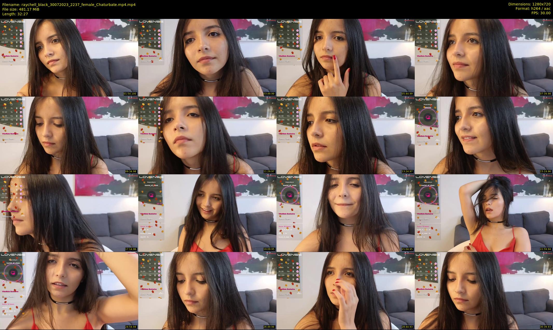 raychell_black — 33 minute Chaturbate female cam show recording, 720p, Jul 30, 2023