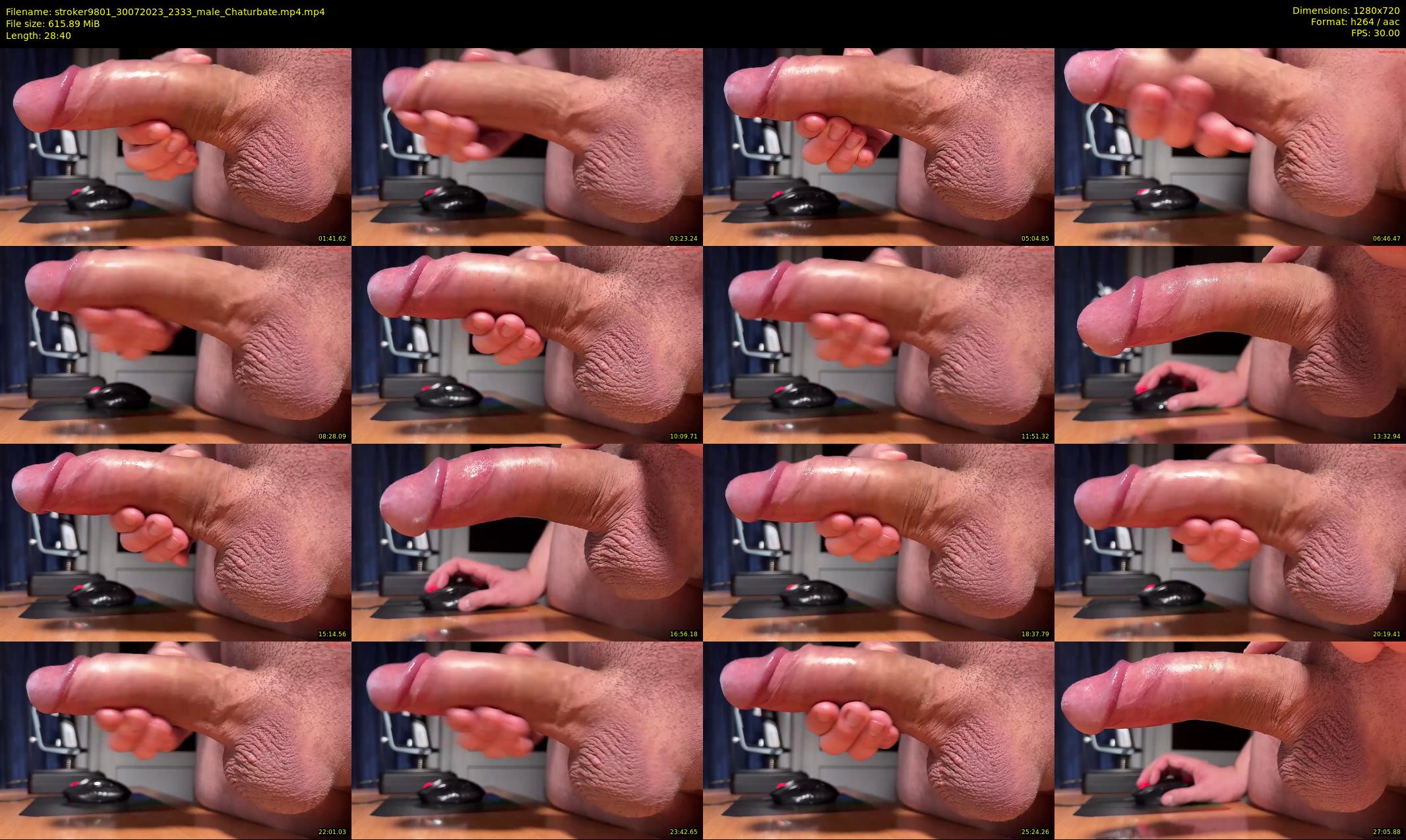 stroker9801 — 29 minute Chaturbate male cam show recording, 720p, Jul 30, 2023