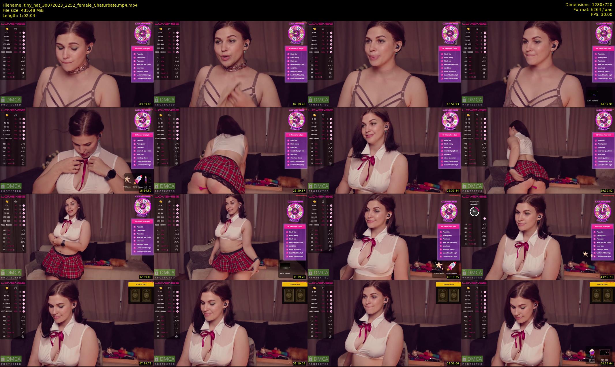 tiny_hat — 63 minute Chaturbate female cam show recording, 720p, Jul 30, 2023
