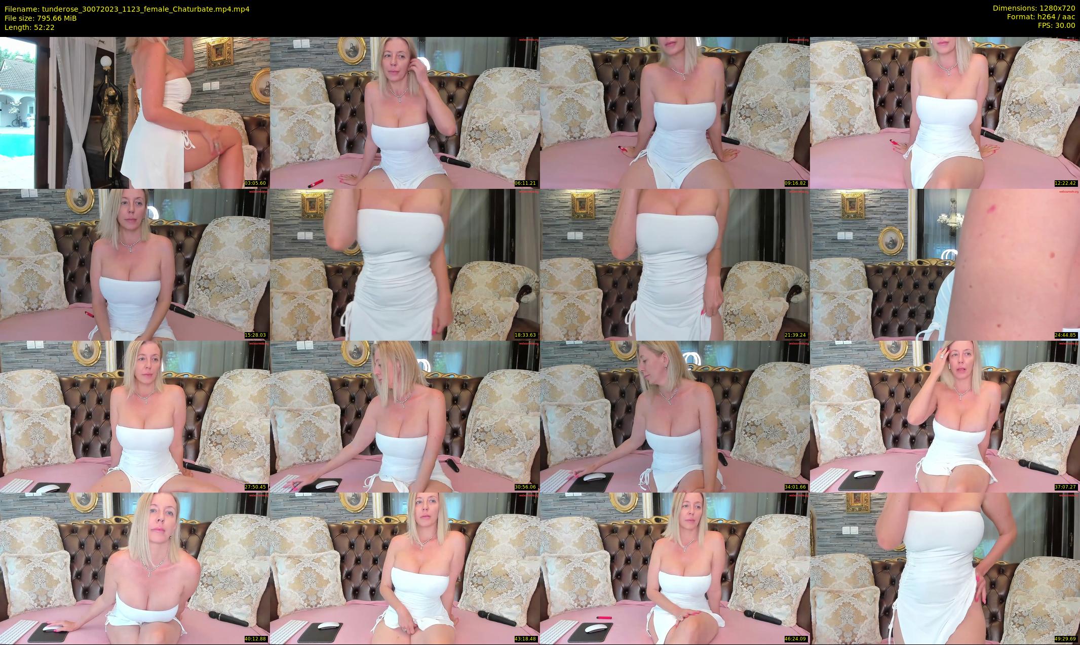 tunderose — 53 minute Chaturbate female cam show recording, 720p, Jul 30, 2023
