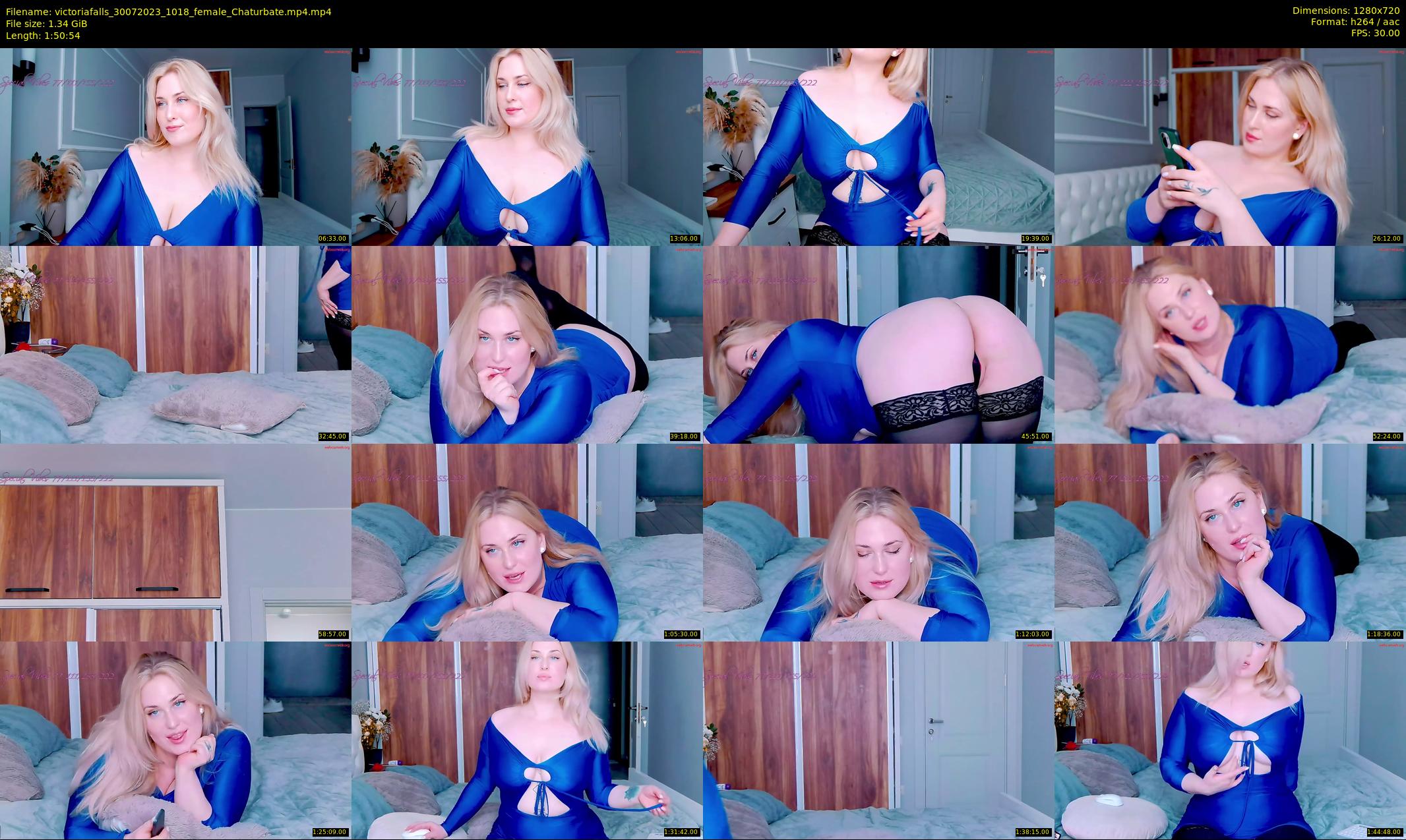 victoriafalls — 111 minute Chaturbate female cam show recording, 720p, Jul 30, 2023