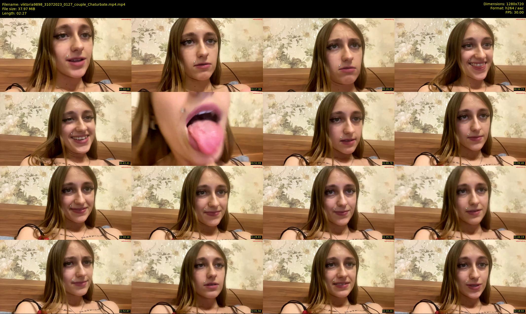 viktoria9898 — 3 minute Chaturbate couple cam show recording, 720p, Jul 31, 2023