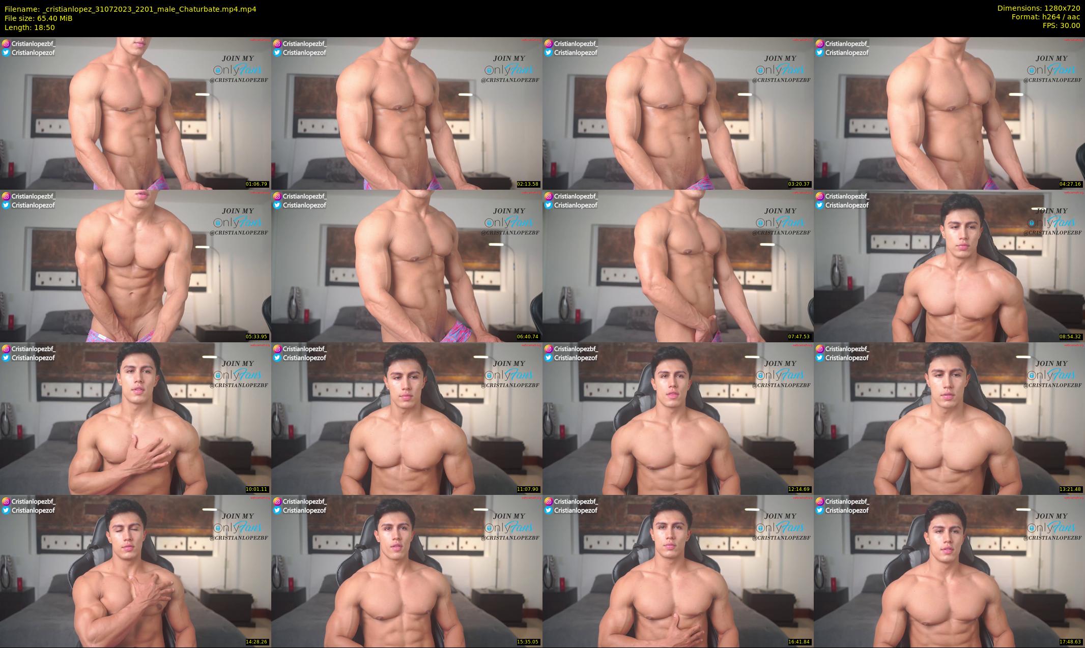 _cristianlopez — 19 minute Chaturbate male cam show recording, 720p, Jul 31, 2023