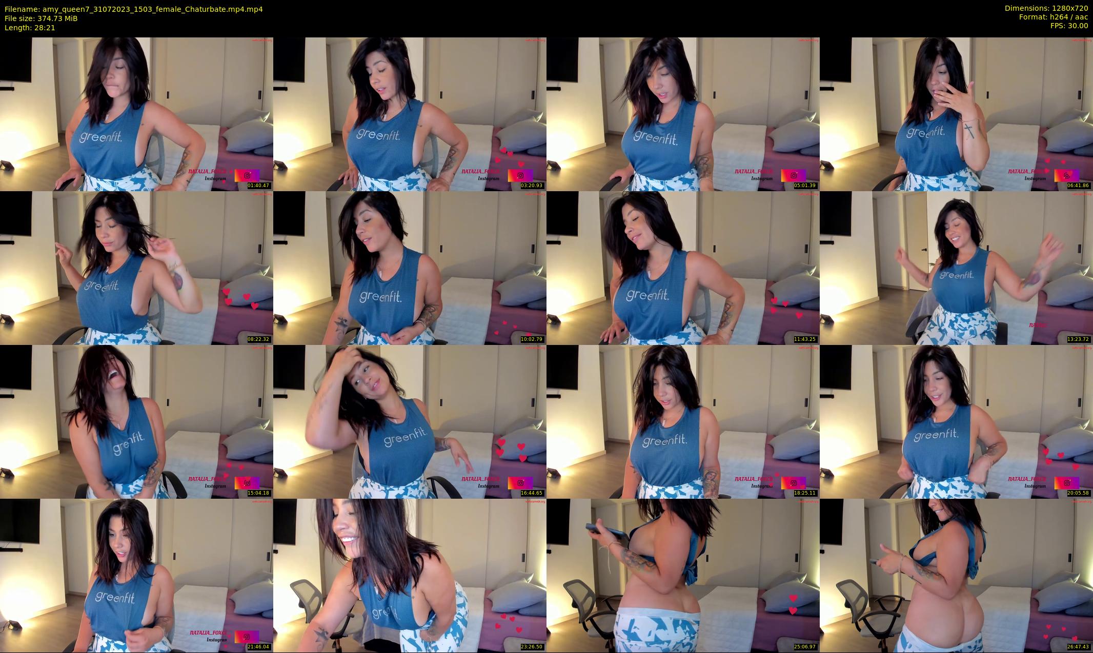 amy_queen7 — 29 minute Chaturbate female cam show recording, 720p, Jul 31, 2023