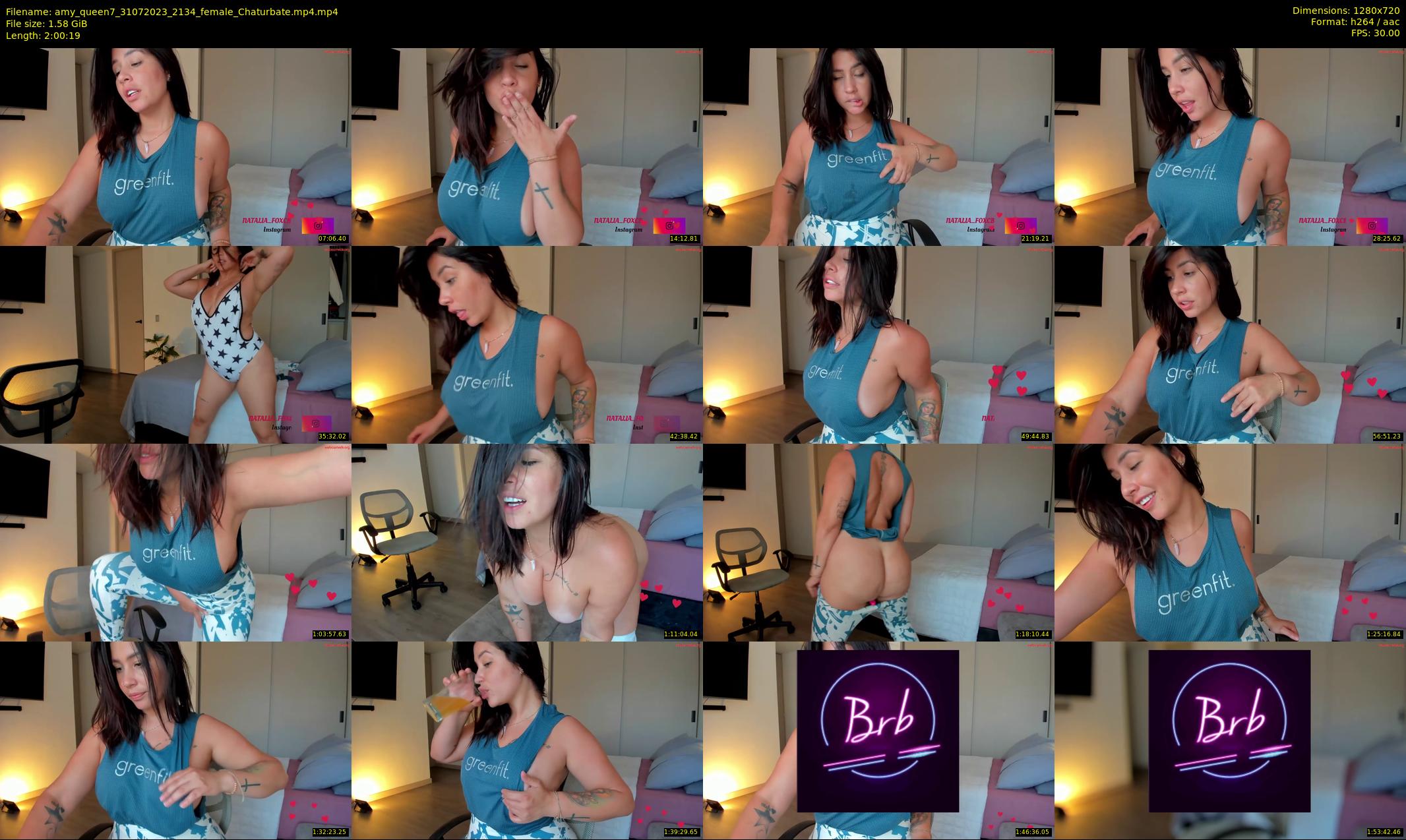 amy_queen7 — 121 minute Chaturbate female cam show recording, 720p, Jul 31, 2023