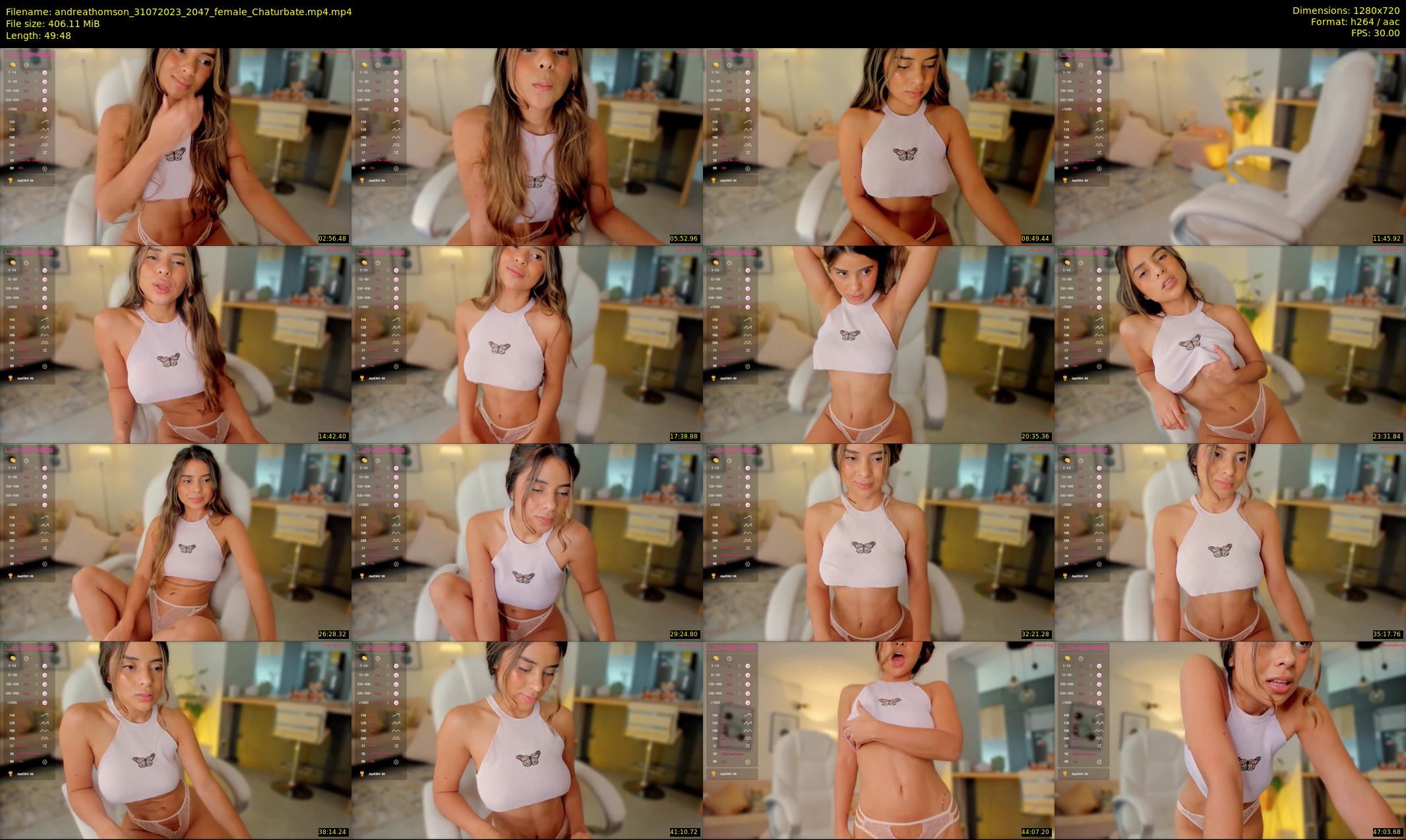 andreathomson — 50 minute Chaturbate female cam show recording, 720p, Jul 31, 2023