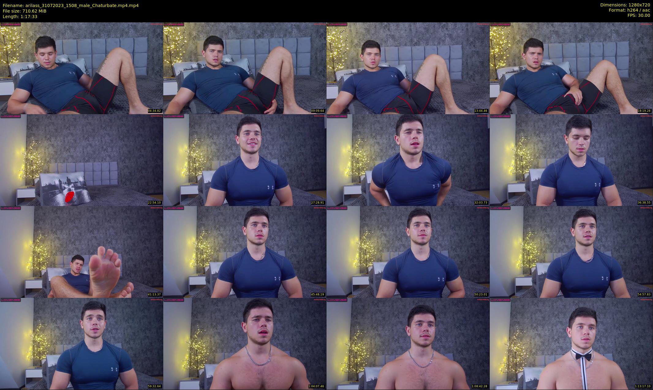 arilass — 78 minute Chaturbate male cam show recording, 720p, Jul 31, 2023