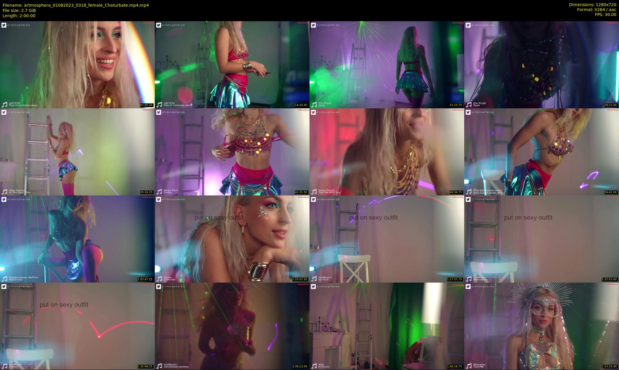 artmosphera — 120 minute Chaturbate female cam show recording, 720p, Aug 1, 2023