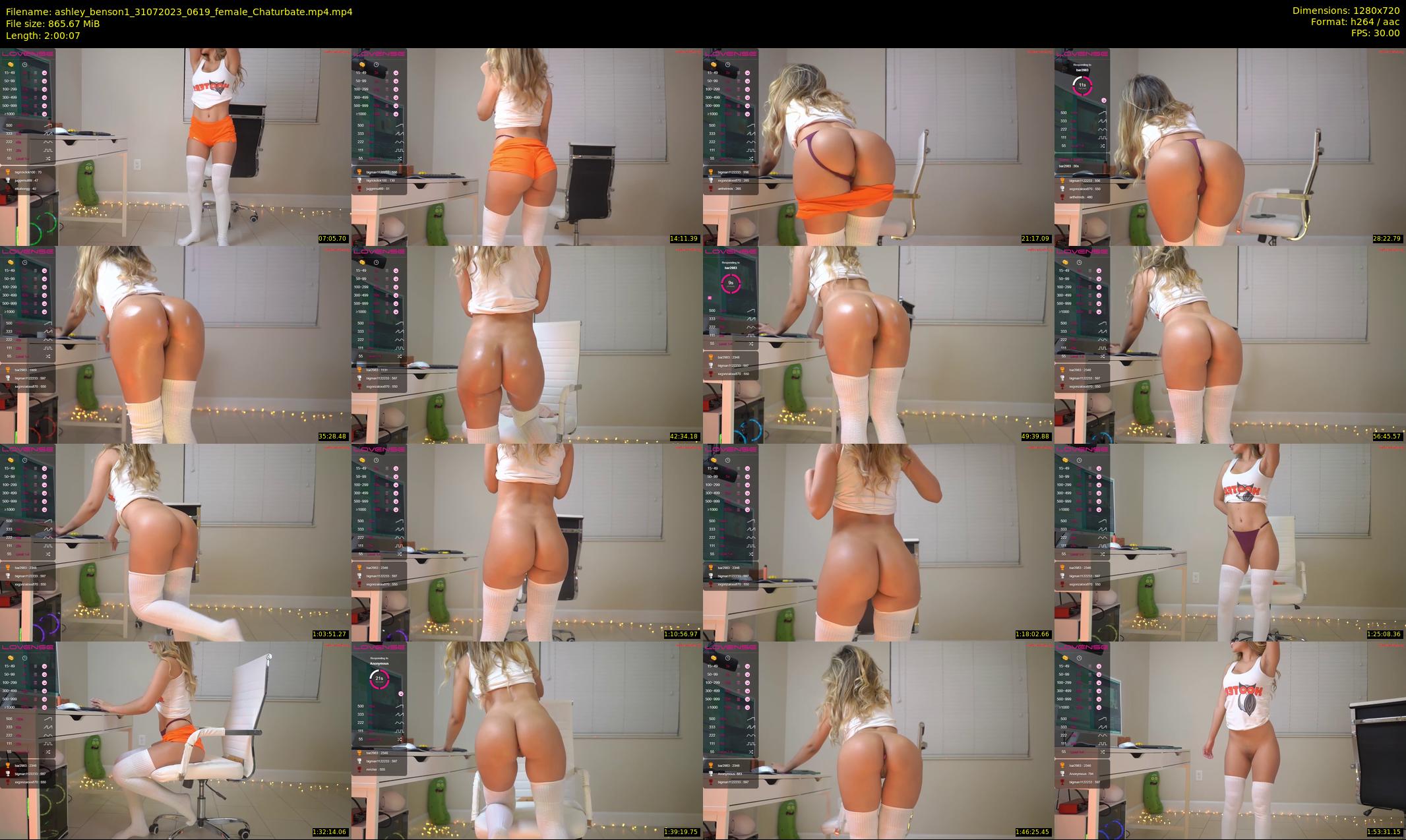 ashley_benson1 — 121 minute Chaturbate female cam show recording, 720p, Jul 31, 2023