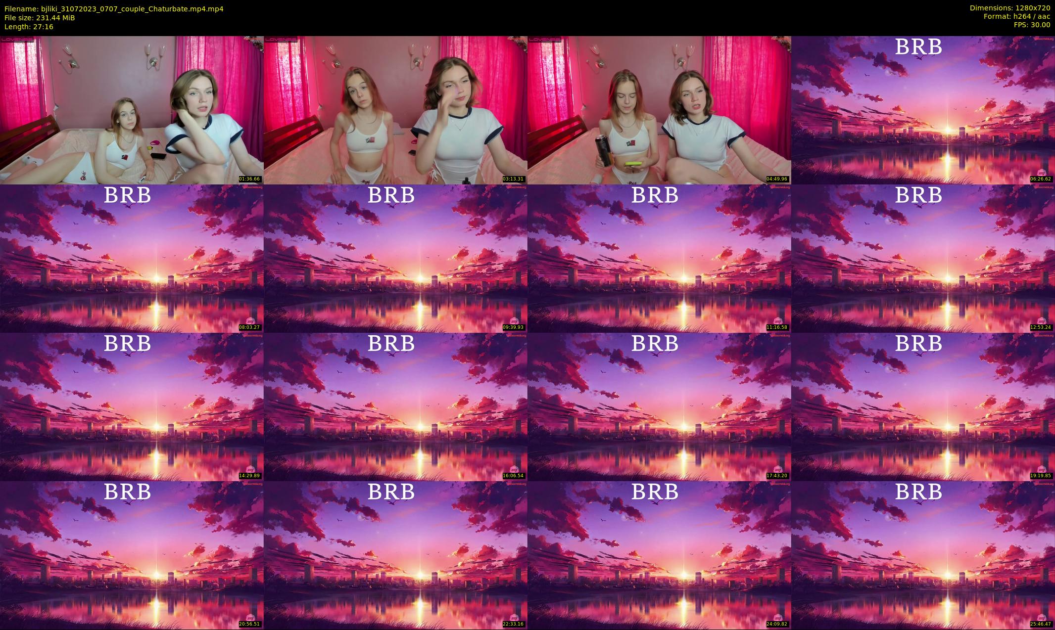 bjliki — 28 minute Chaturbate couple cam show recording, 720p, Jul 31, 2023