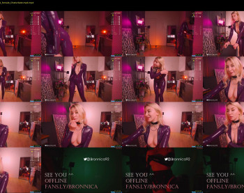 bronnica — 27 minute Chaturbate female cam show recording, 720p, Aug 1, 2023