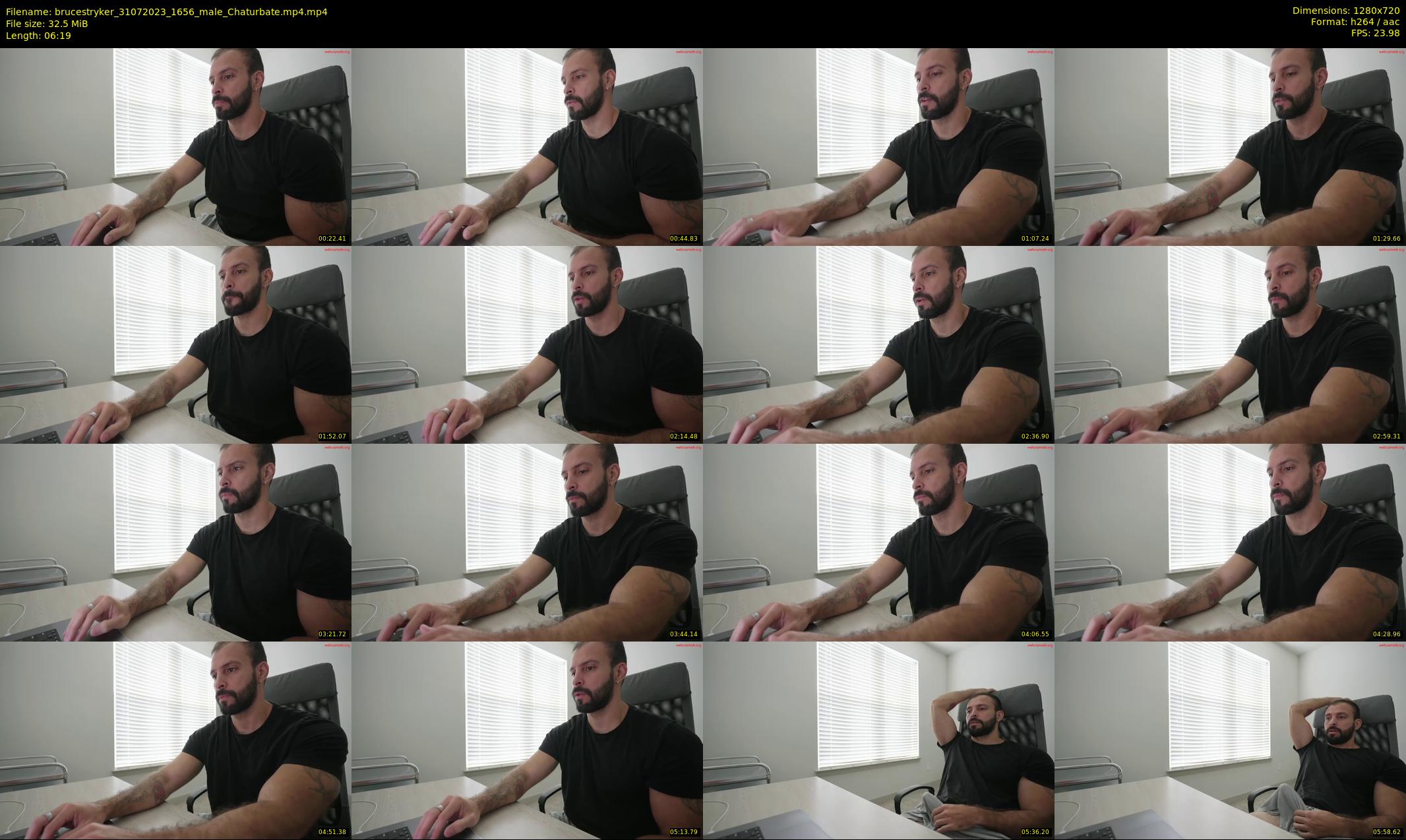 brucestryker — 7 minute Chaturbate male cam show recording, 720p, Jul 31, 2023