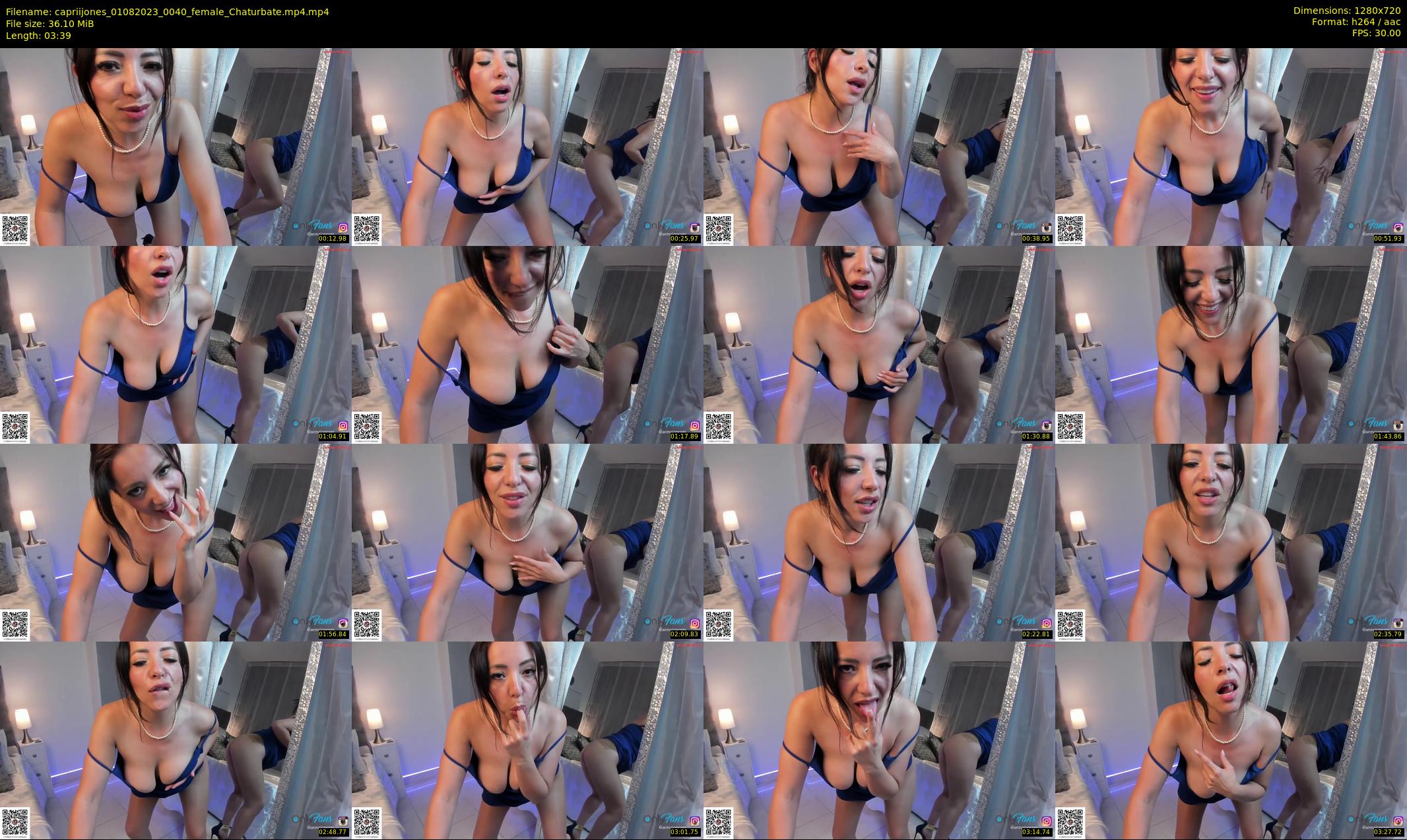 capriijones — 4 minute Chaturbate female cam show recording, 720p, Aug 1, 2023