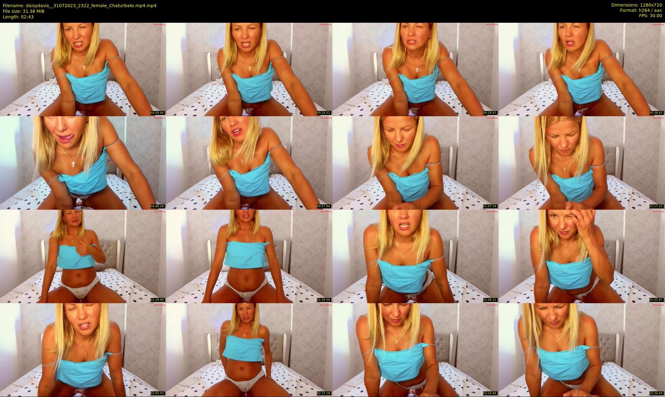 daisydavis_ — 3 minute Chaturbate female cam show recording, 720p, Jul 31, 2023