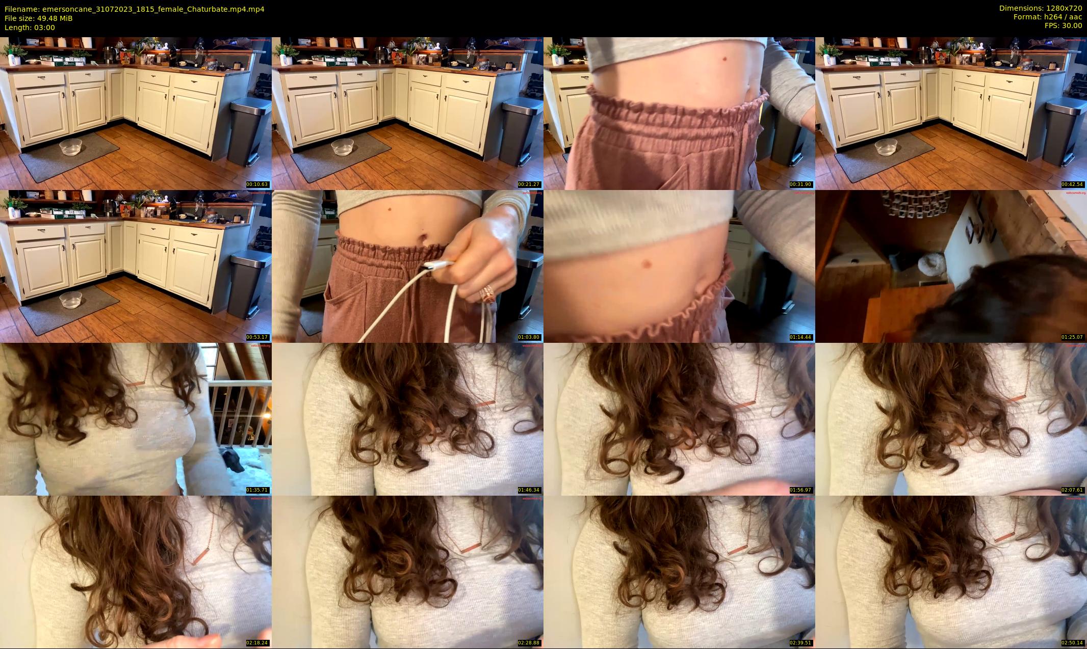 emersoncane — 3 minute Chaturbate female cam show recording, 720p, Jul 31, 2023