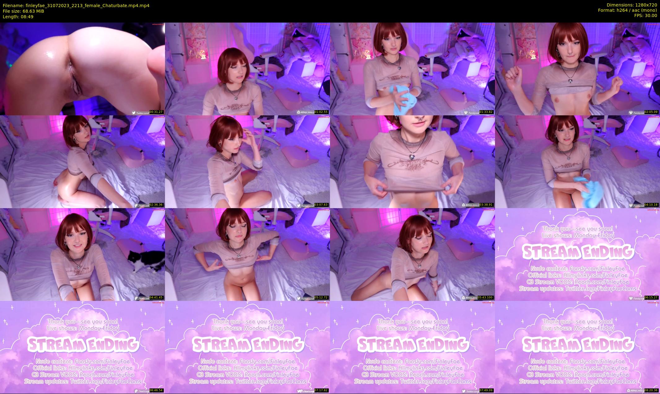 finleyfae — 9 minute Chaturbate female cam show recording, 720p, Jul 31, 2023