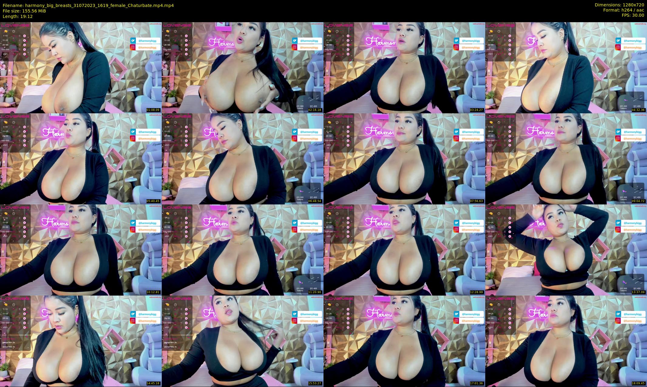 harmony_big_breasts — 20 minute Chaturbate female cam show recording, 720p, Jul 31, 2023