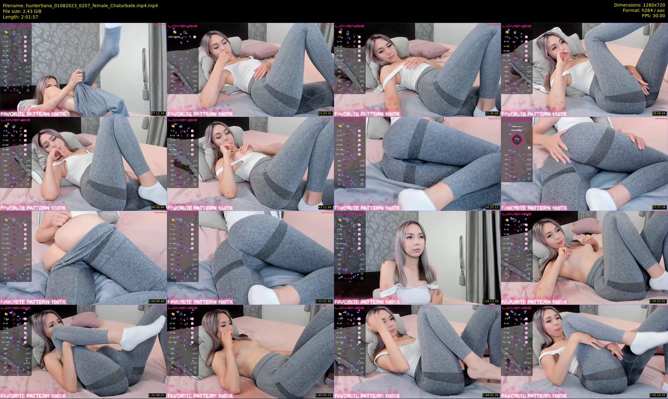 huntertiana — 122 minute Chaturbate female cam show recording, 720p, Aug 1, 2023
