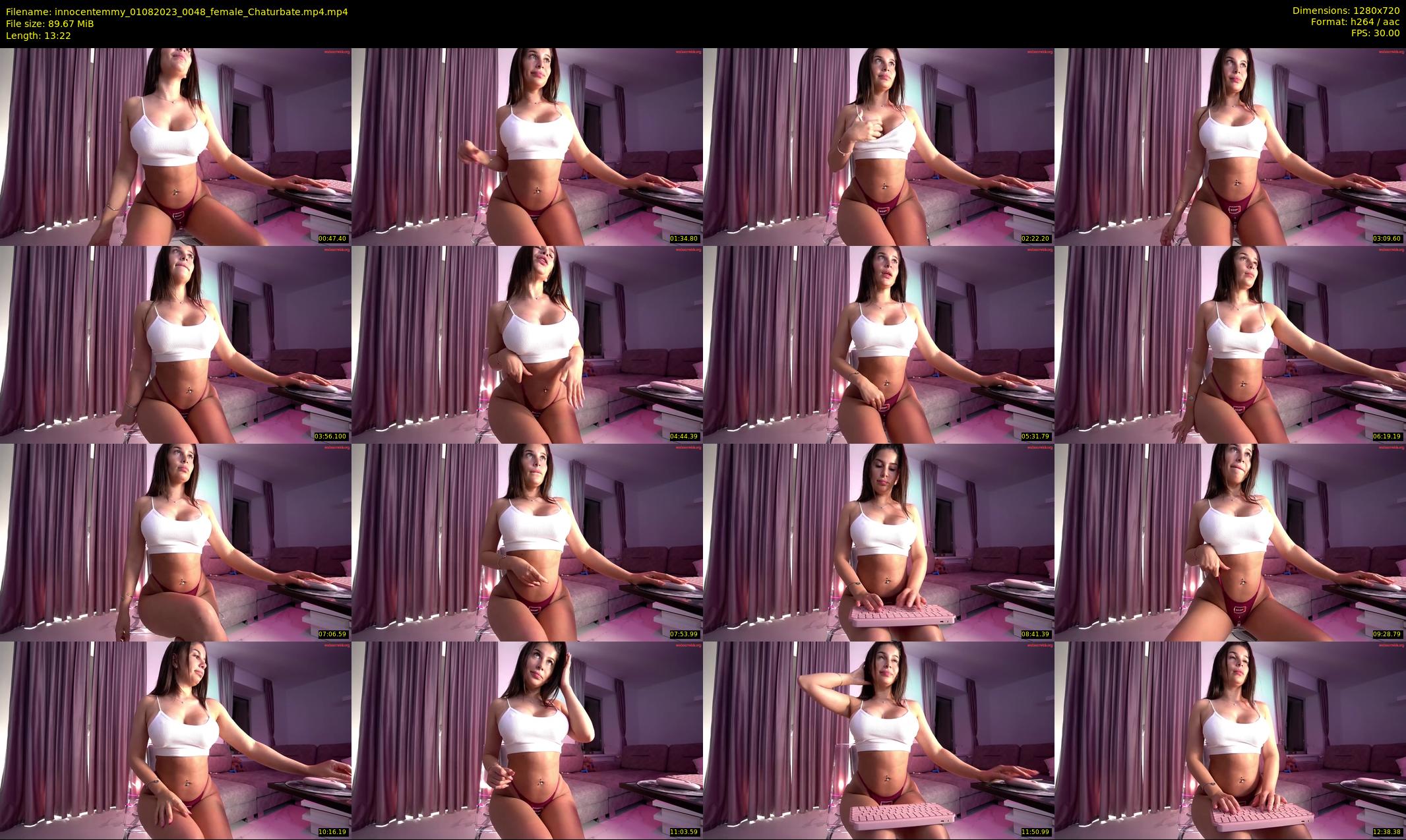 innocentemmy — 14 minute Chaturbate female cam show recording, 720p, Aug 1, 2023