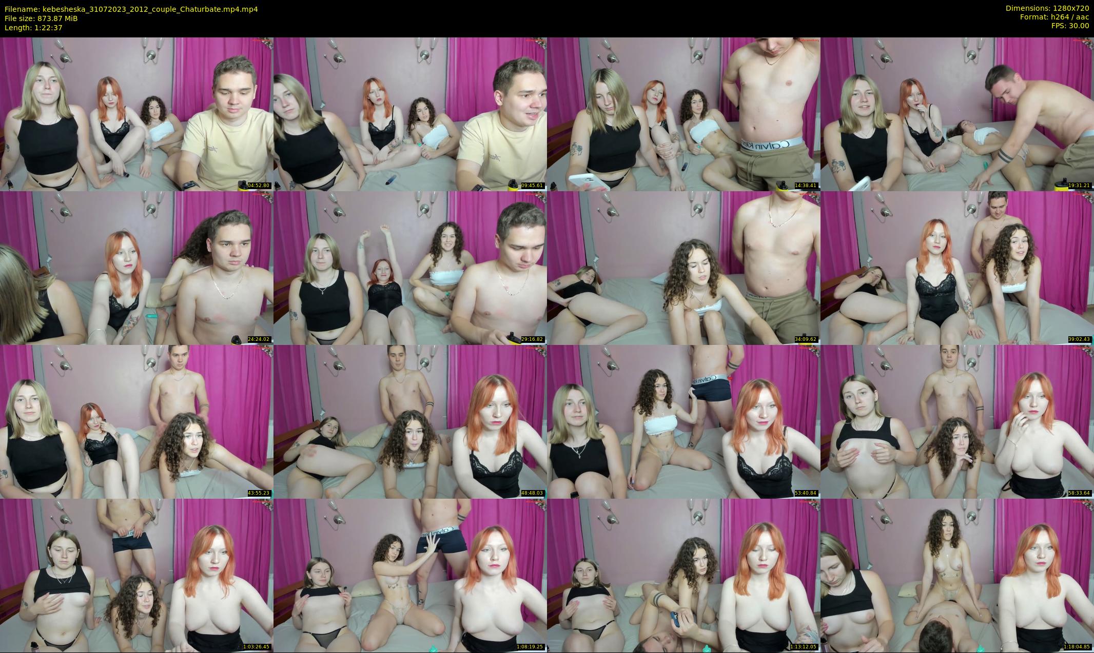 kebesheska — 83 minute Chaturbate couple cam show recording, 720p, Jul 31, 2023