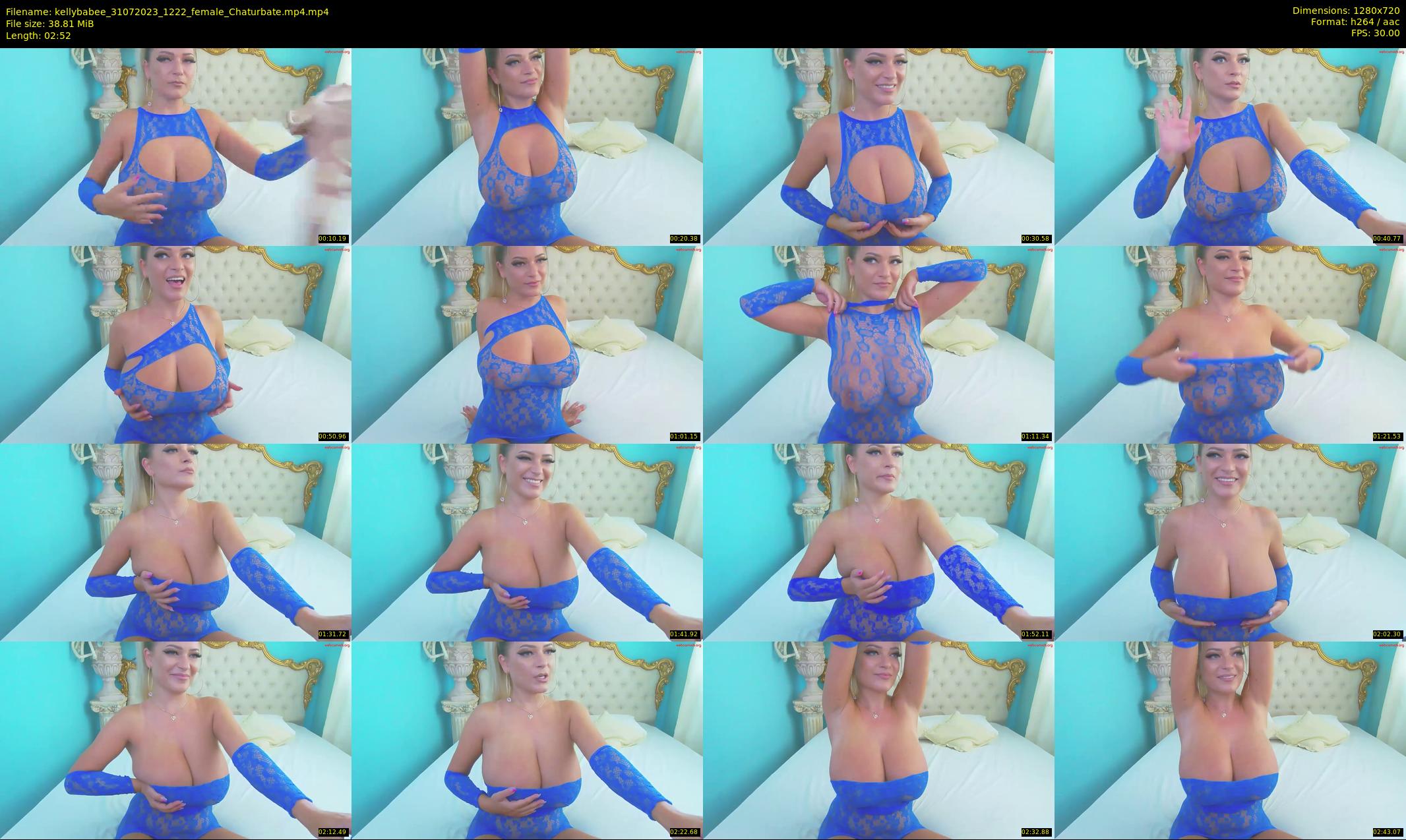 kellybabee — 3 minute Chaturbate female cam show recording, 720p, Jul 31, 2023