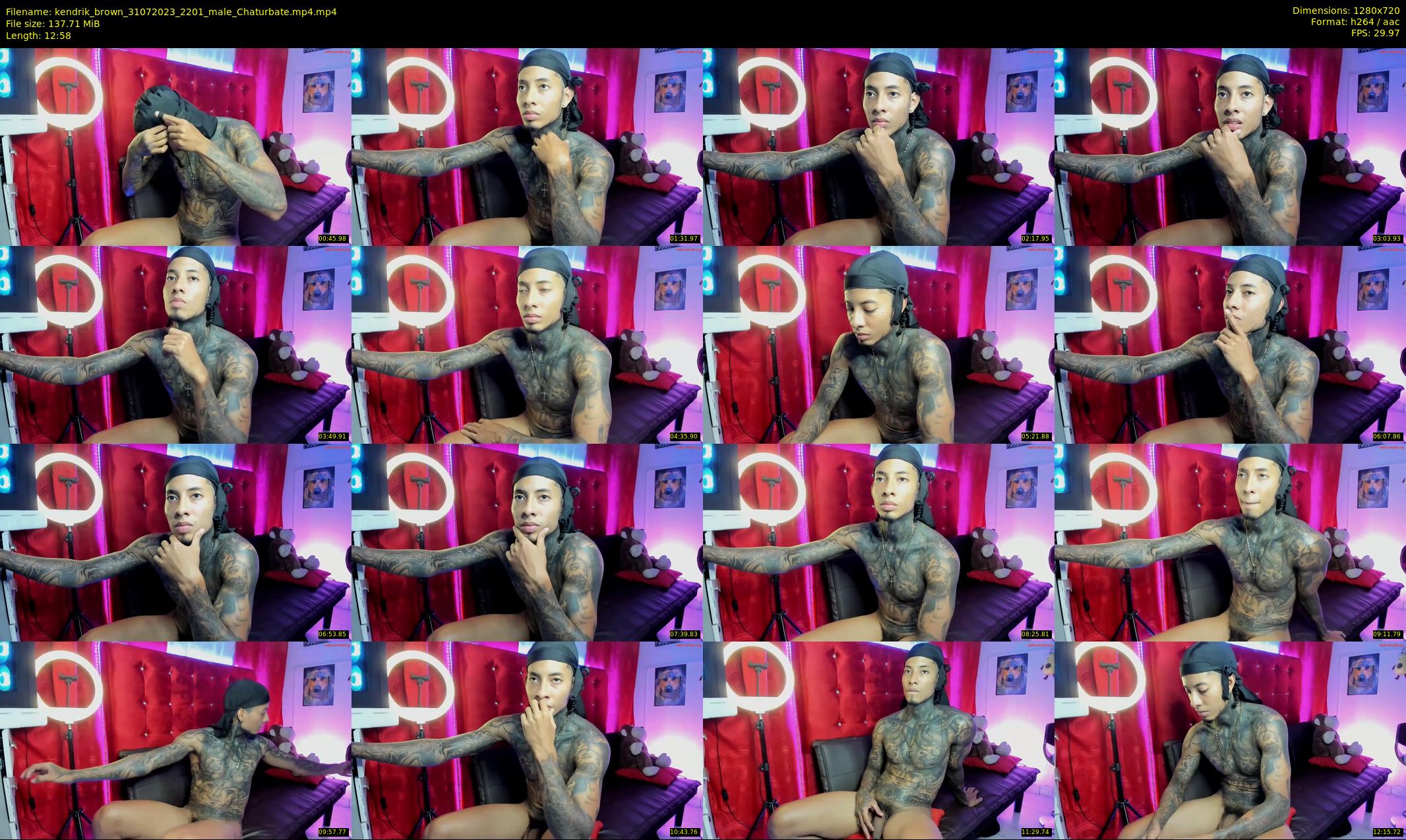kendrik_brown — 13 minute Chaturbate male cam show recording, 720p, Jul 31, 2023