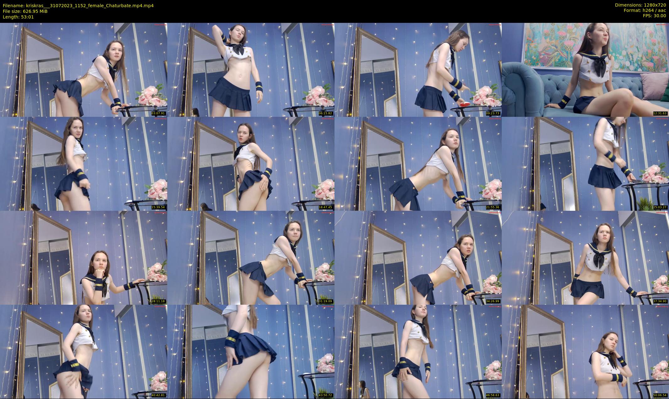 kriskras__ — 54 minute Chaturbate female cam show recording, 720p, Jul 31, 2023