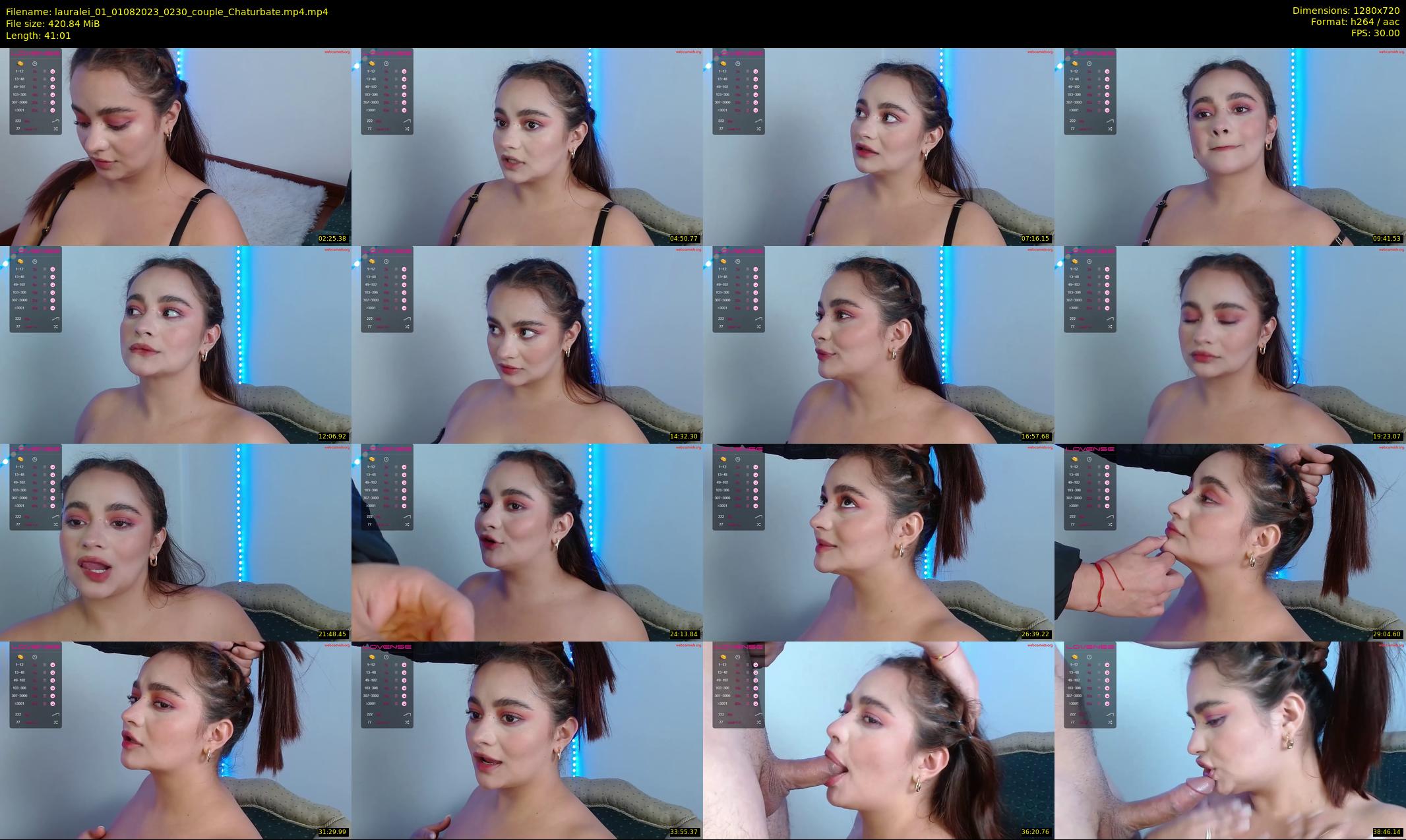 lauralei_01 — 42 minute Chaturbate couple cam show recording, 720p, Aug 1, 2023
