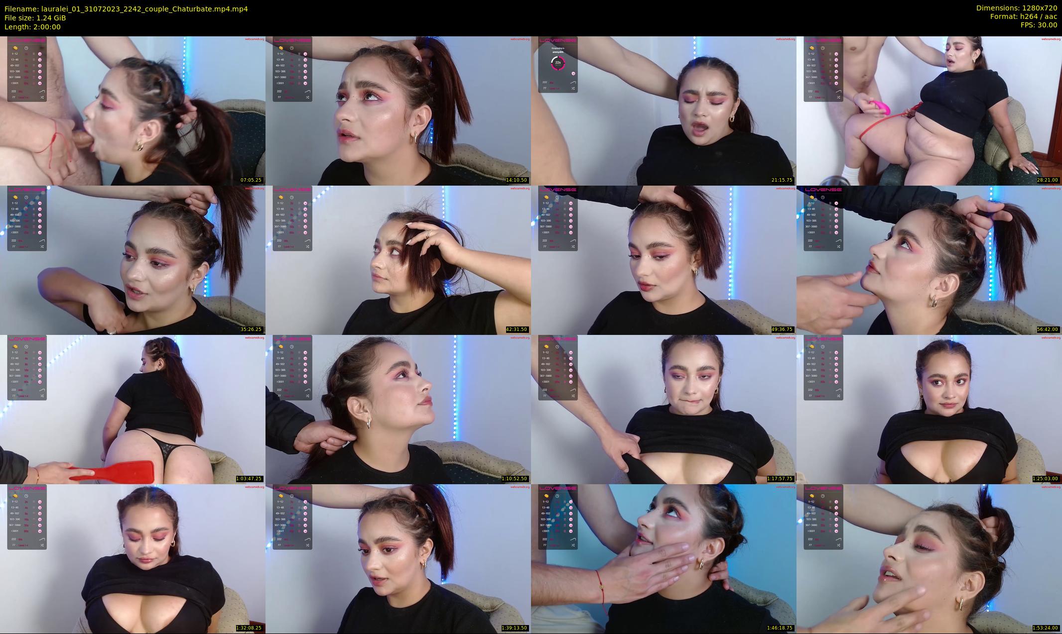 lauralei_01 — 120 minute Chaturbate couple cam show recording, 720p, Jul 31, 2023