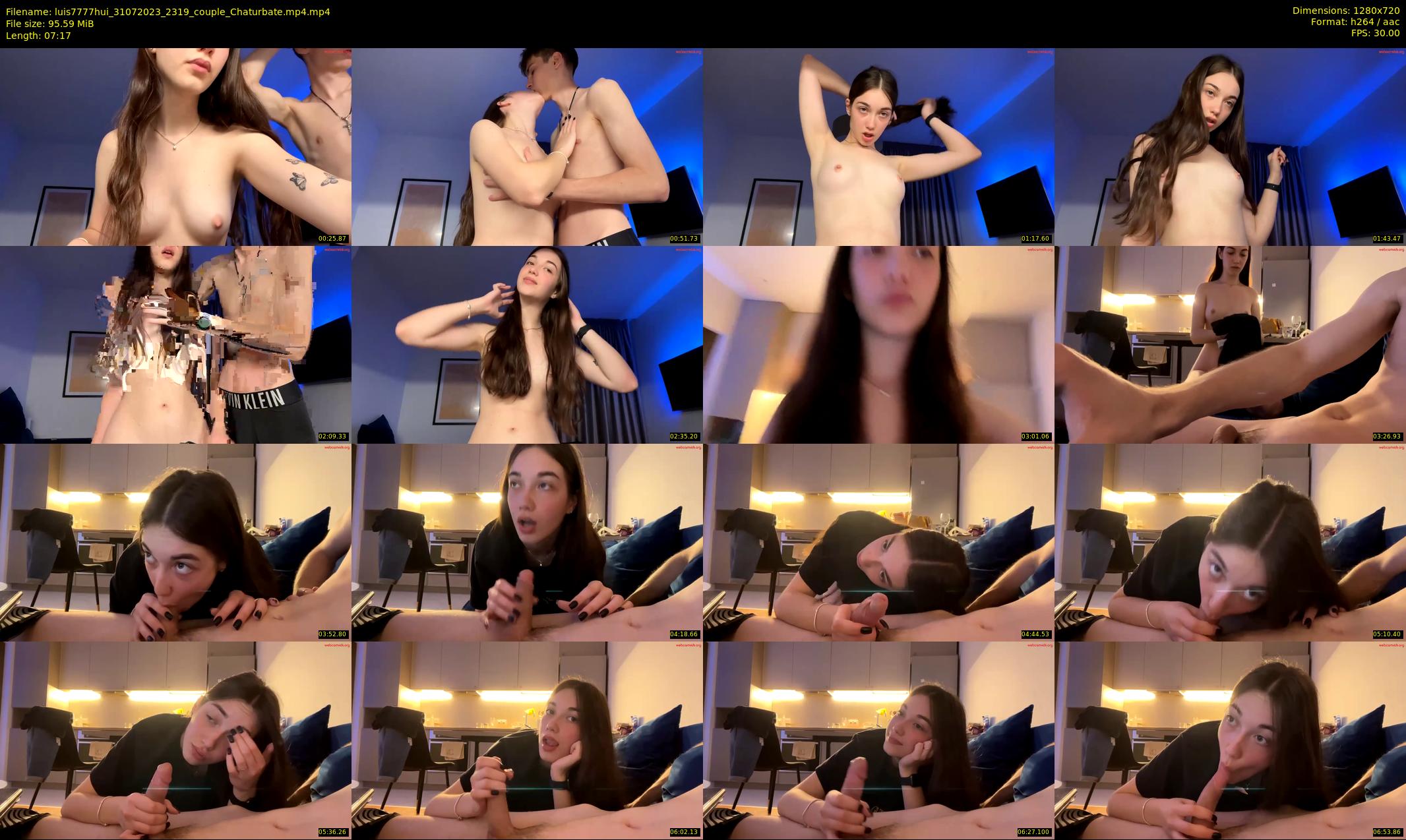luis7777hui — 8 minute Chaturbate couple cam show recording, 720p, Jul 31, 2023