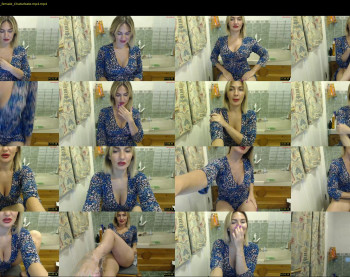 mallinia — 60 minute Chaturbate female cam show recording, 720p, Aug 1, 2023