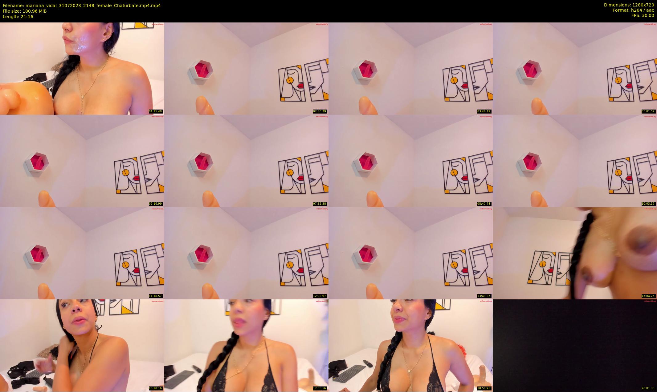 mariana_vidal — 22 minute Chaturbate female cam show recording, 720p, Jul 31, 2023