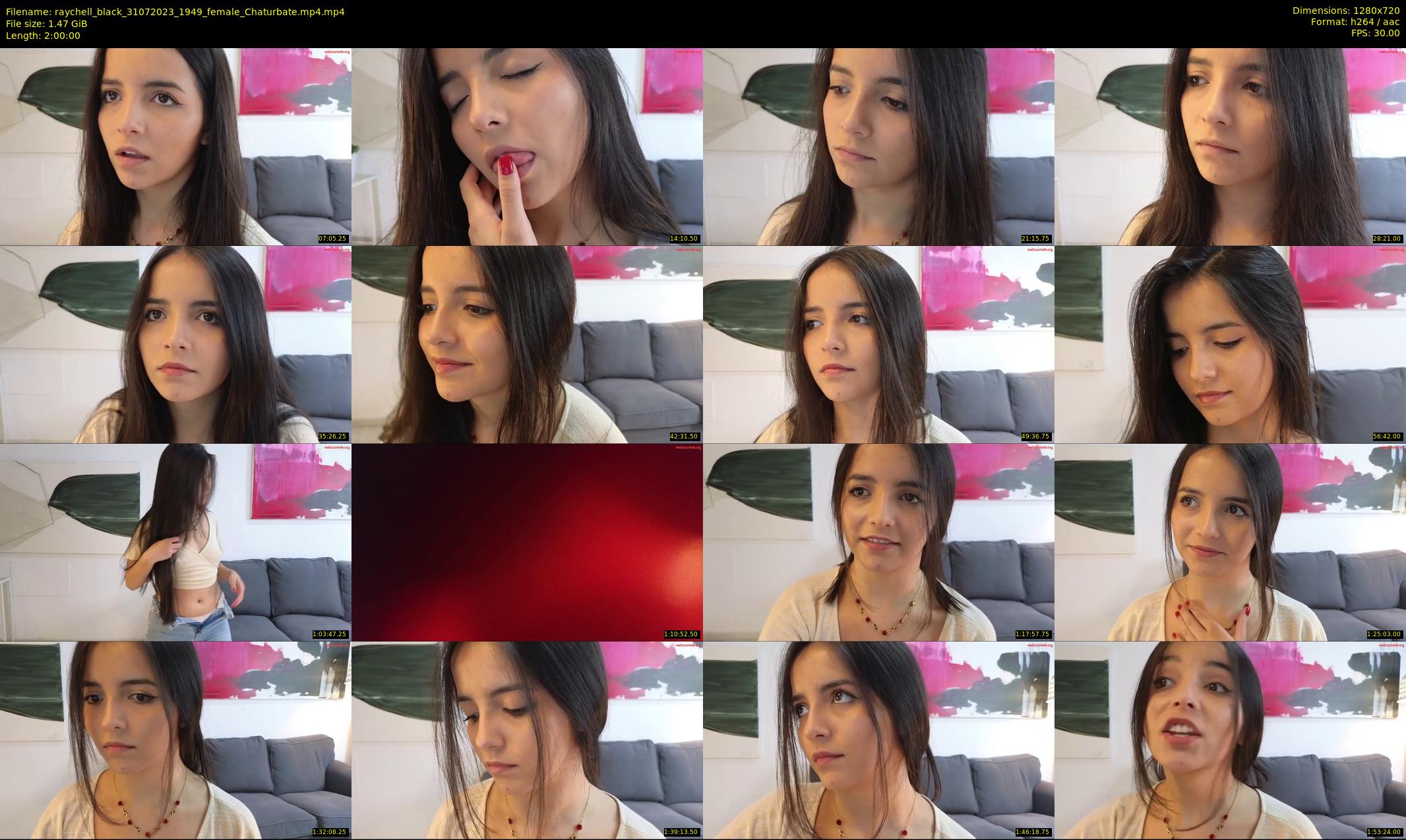 raychell_black — 120 minute Chaturbate female cam show recording, 720p, Jul 31, 2023