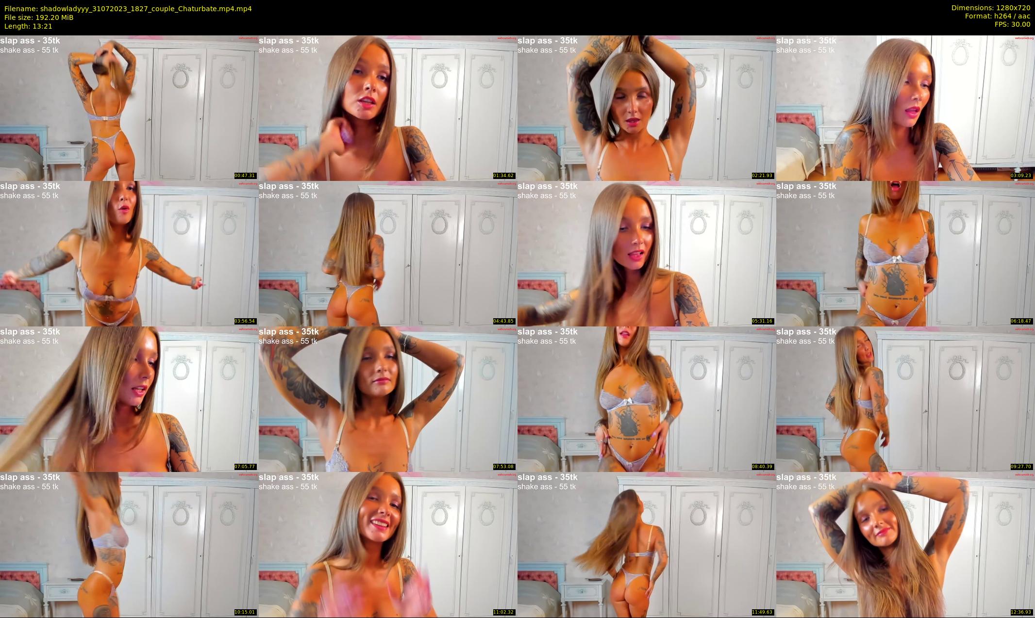 shadowladyyy — 14 minute Chaturbate couple cam show recording, 720p, Jul 31, 2023