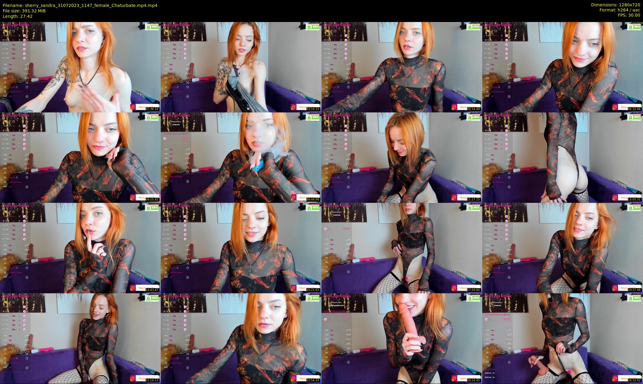 sherry_sandra — 28 minute Chaturbate female cam show recording, 720p, Jul 31, 2023