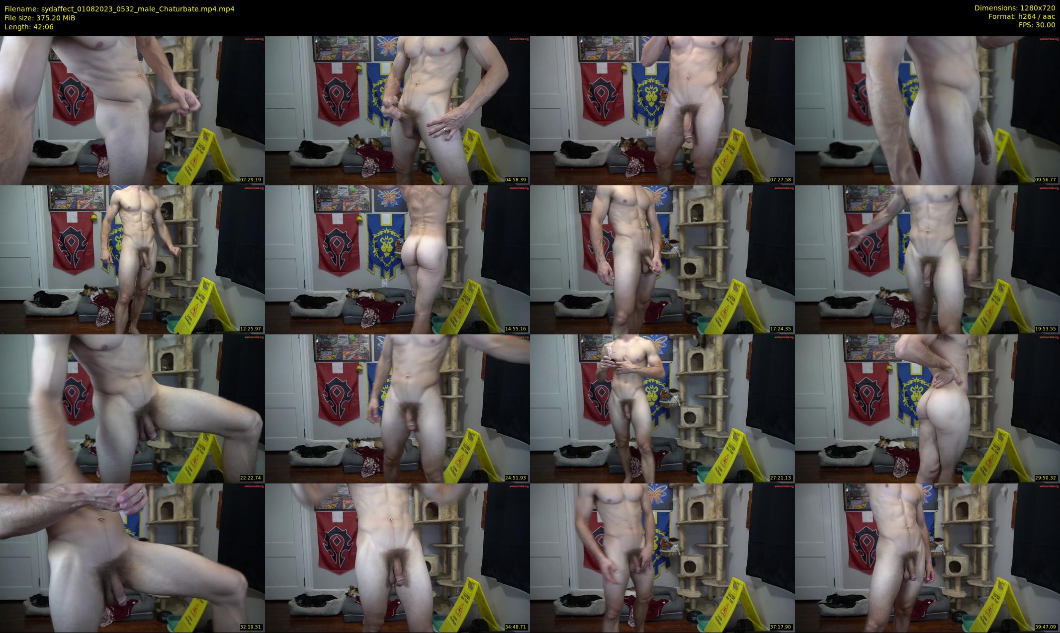 sydaffect — 43 minute Chaturbate male cam show recording, 720p, Aug 1, 2023