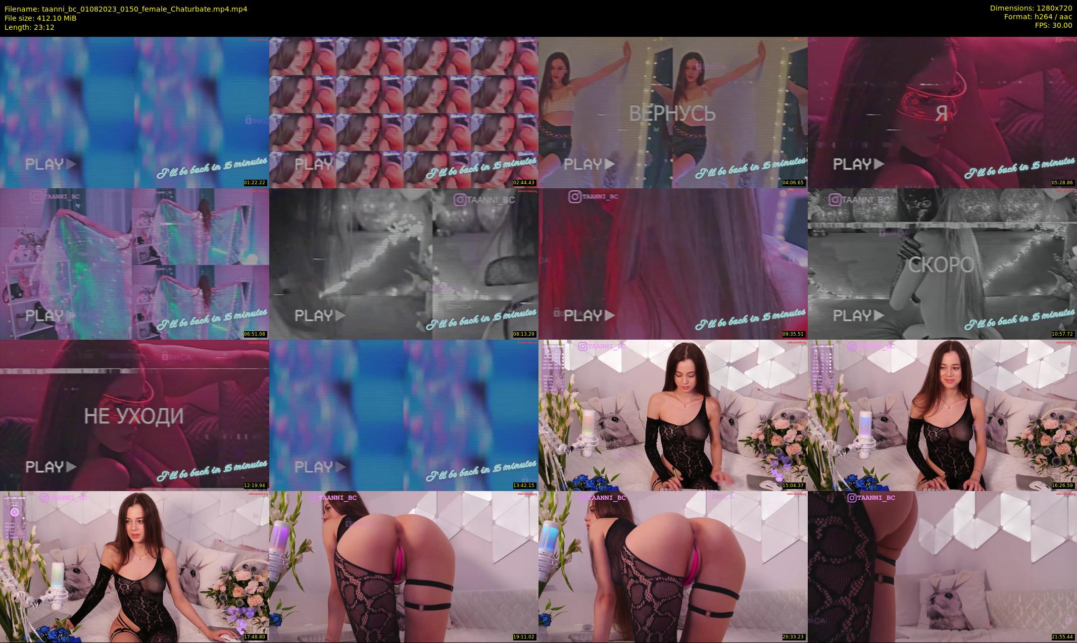 taanni_bc — 24 minute Chaturbate female cam show recording, 720p, Aug 1, 2023