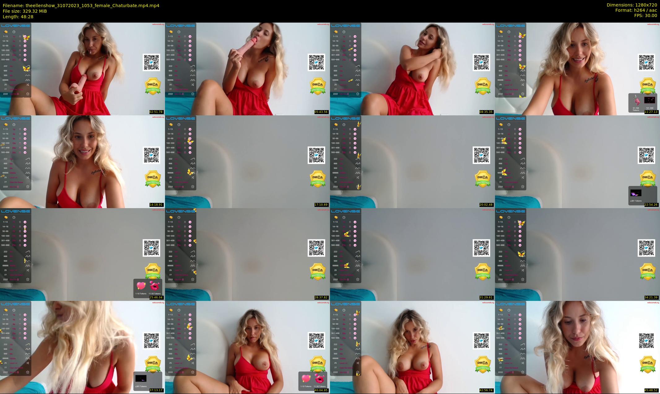 theellenshow — 49 minute Chaturbate female cam show recording, 720p, Jul 31, 2023