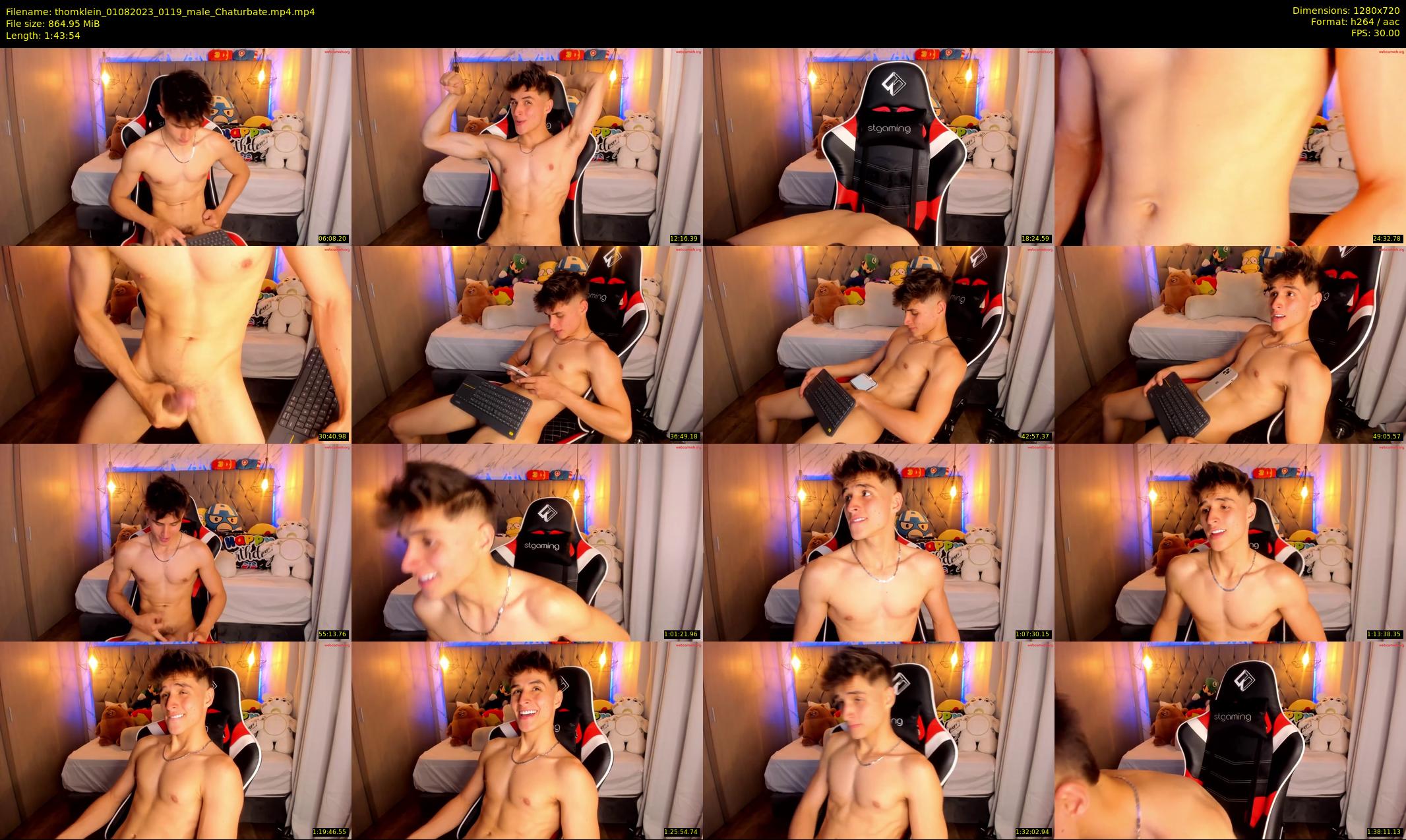 thomklein — 104 minute Chaturbate male cam show recording, 720p, Aug 1, 2023