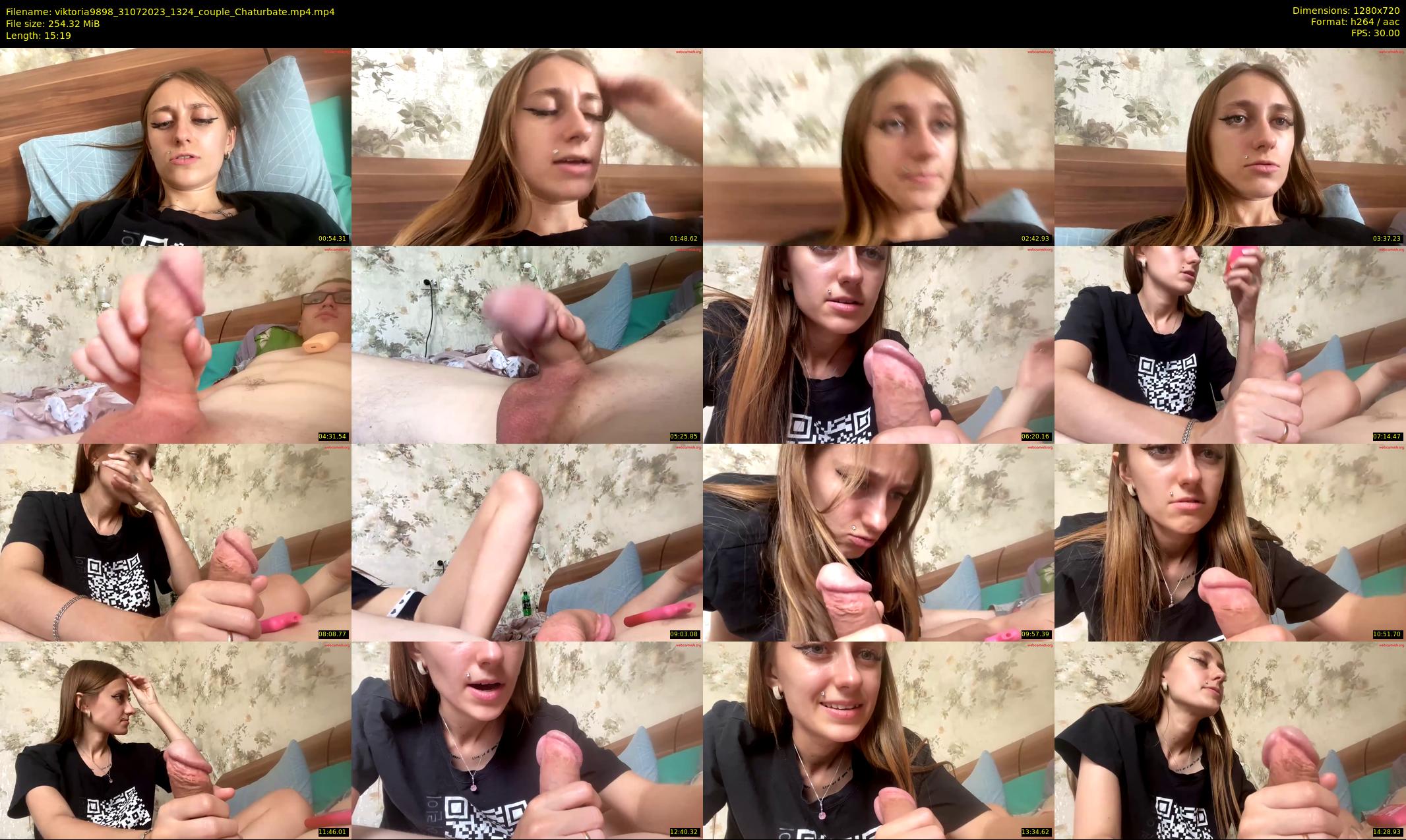 viktoria9898 — 16 minute Chaturbate couple cam show recording, 720p, Jul 31, 2023