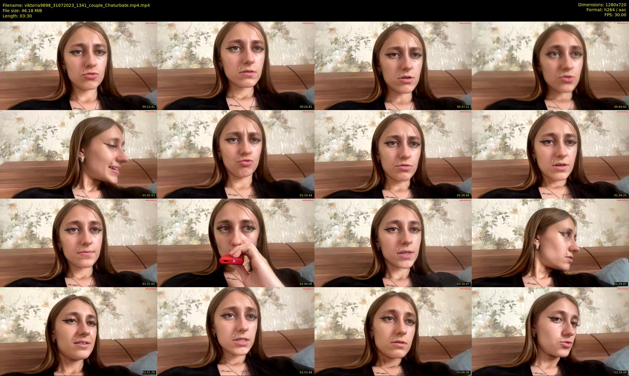viktoria9898 — 4 minute Chaturbate couple cam show recording, 720p, Jul 31, 2023